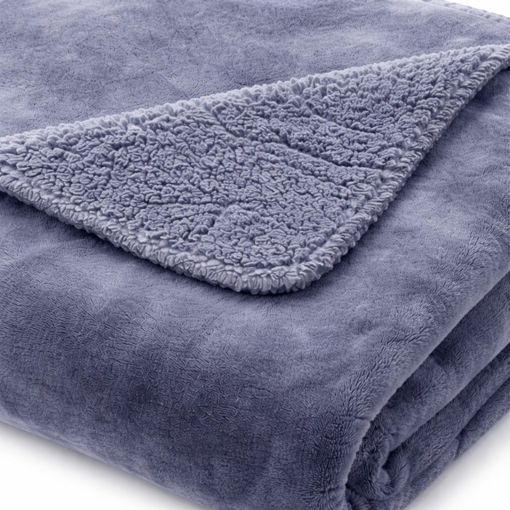 Wohndecke Flanell und Sherpa, VIVA Home, Oberseite weicher Flanell und Rück günstig online kaufen