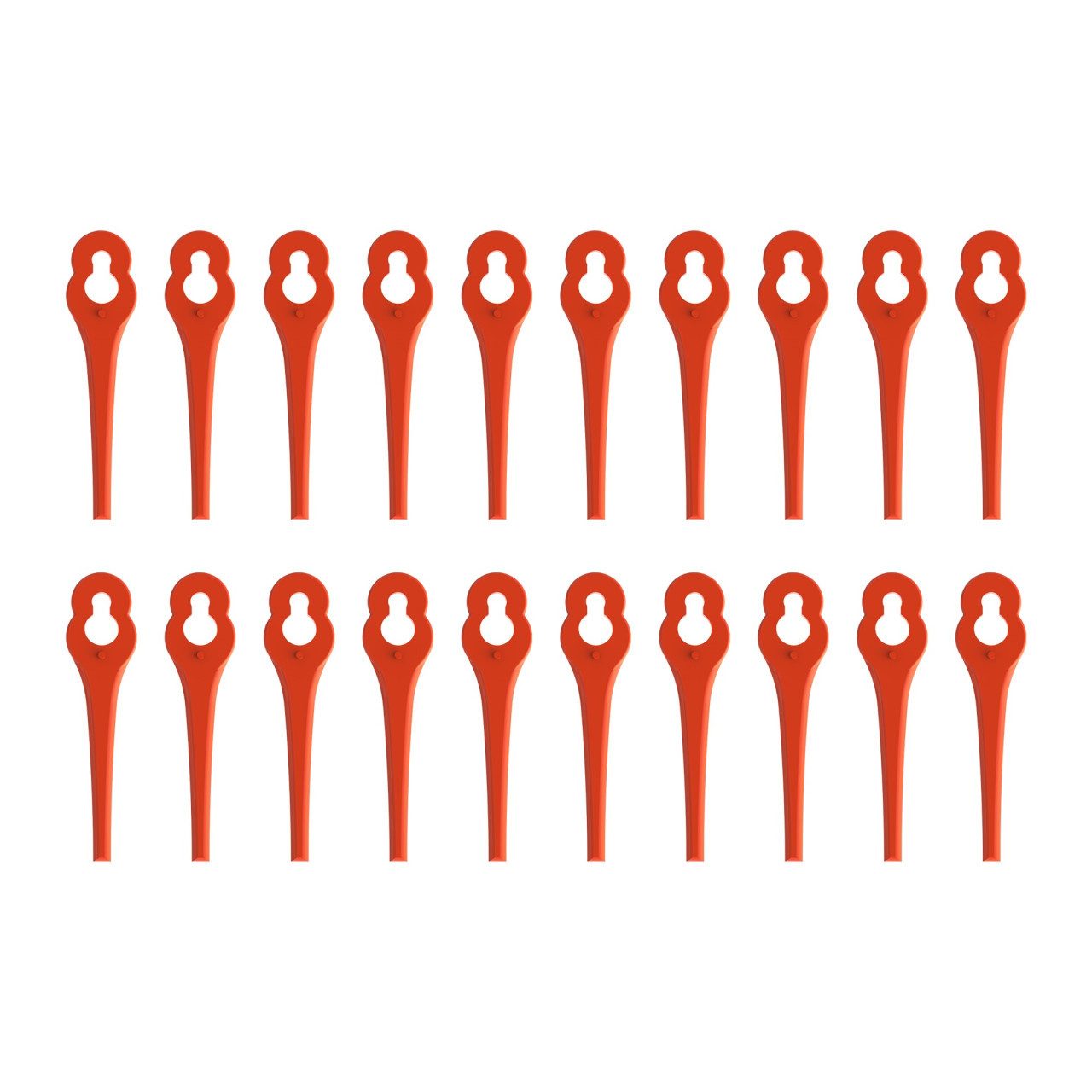 LITHELI Rasentrimmer-Ersatzspule Litheli Ersatzmesser Nylon 20 Stk., für Litheli