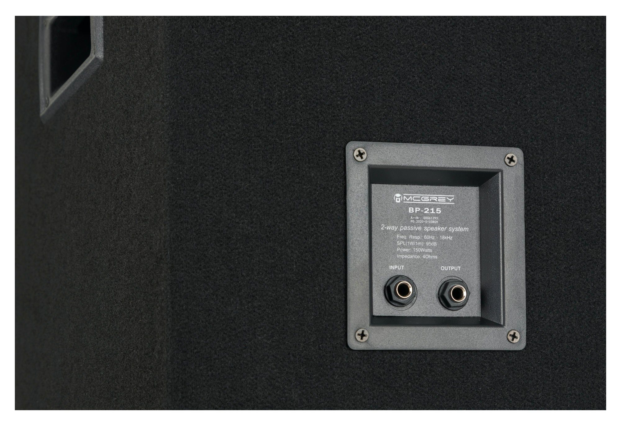 inkl. Mikrofon, McGrey & Kabel 150 (Bluetooth, 4-Kanal Powermixer PA-Anlage Bandpack - W, USB/SD-Slot BP-215 Lautsprechersystem Stative) -