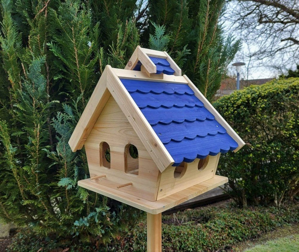 Thumbnail - MYPETS Vogelhaus SÜDTIROL mit Ständer Vogelfutterhaus Futterhaus Vogel Haus