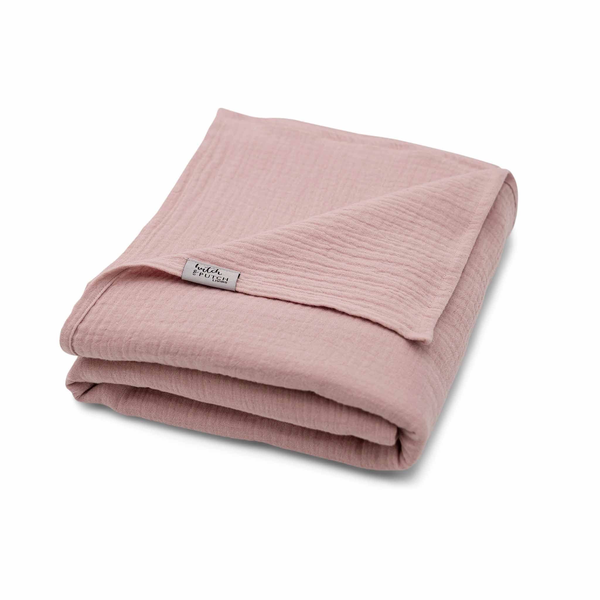 Wohndecke Musselin-Sommerdecke "Josephin", hutch&putch, die perfekte leichte Decke für den Sommer, aus 100% Bio-Baumwolle