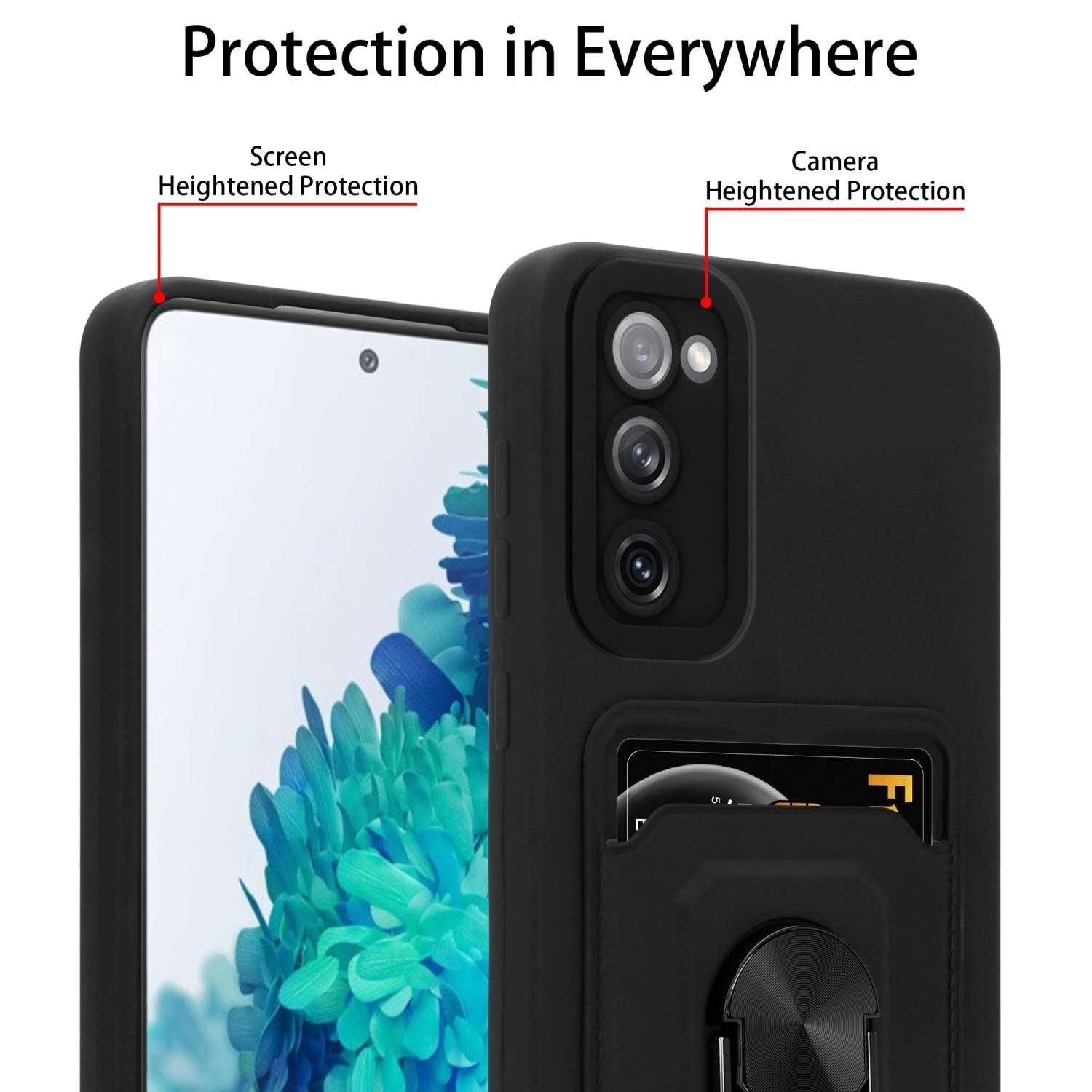 Cadorabo Handykette für Samsung Galaxy S20 FE Samsung Galaxy S20 FE, Handykette mit Standfunktion Schutzhülle