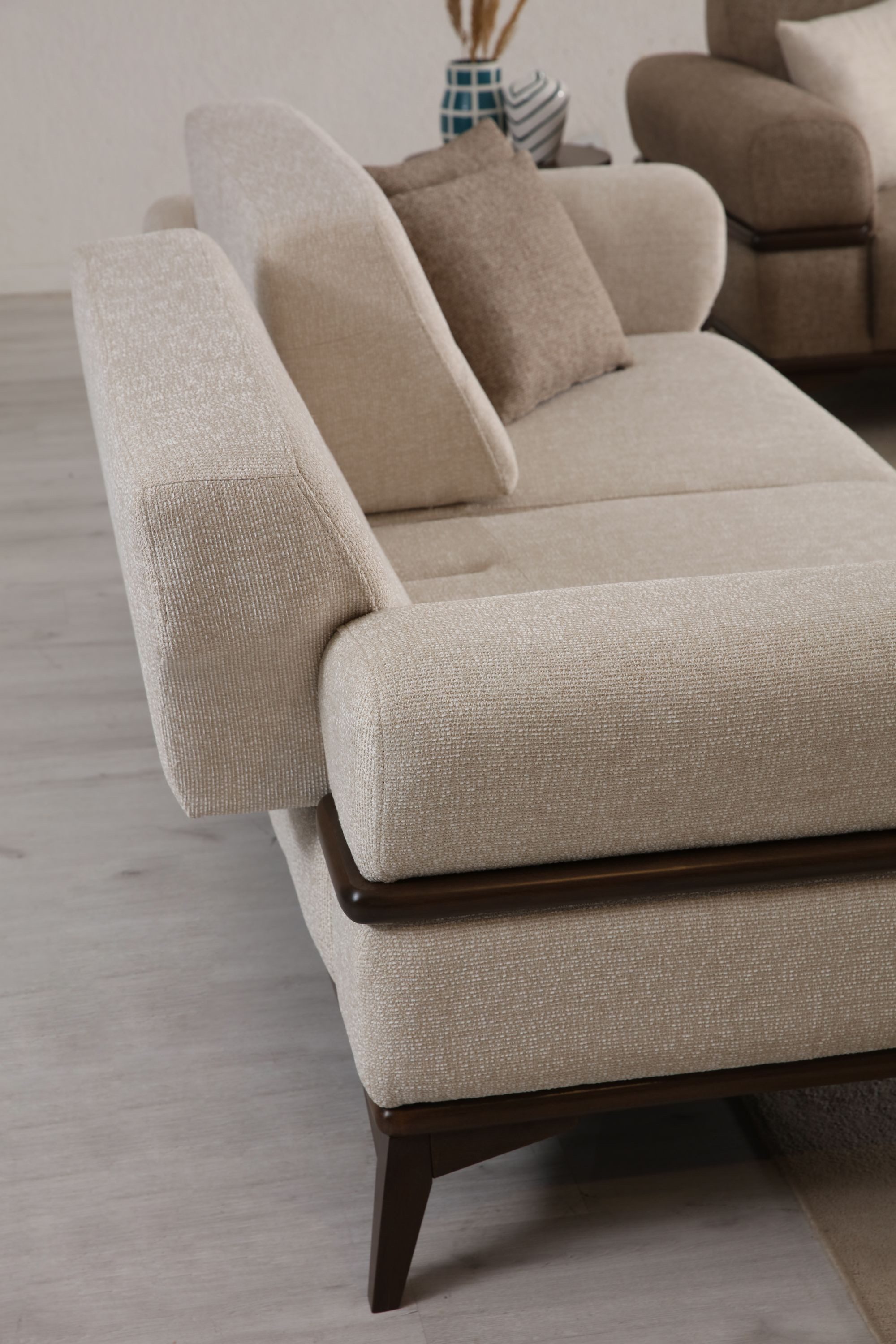 Nobelaa Sofa Sitzgruppe/Sofa Set - Wohnzimmergarnitur "Bayleaf" 3+3+1