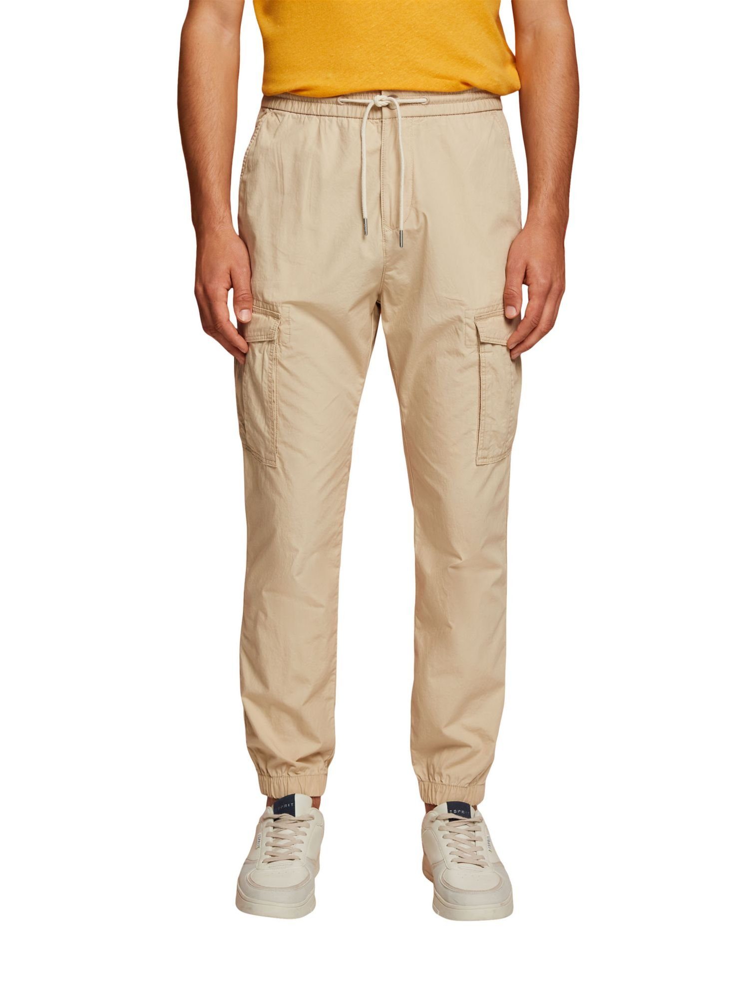 edc by Esprit Cargohose % 100 SAND Baumwolle Pull-on-Cargohose