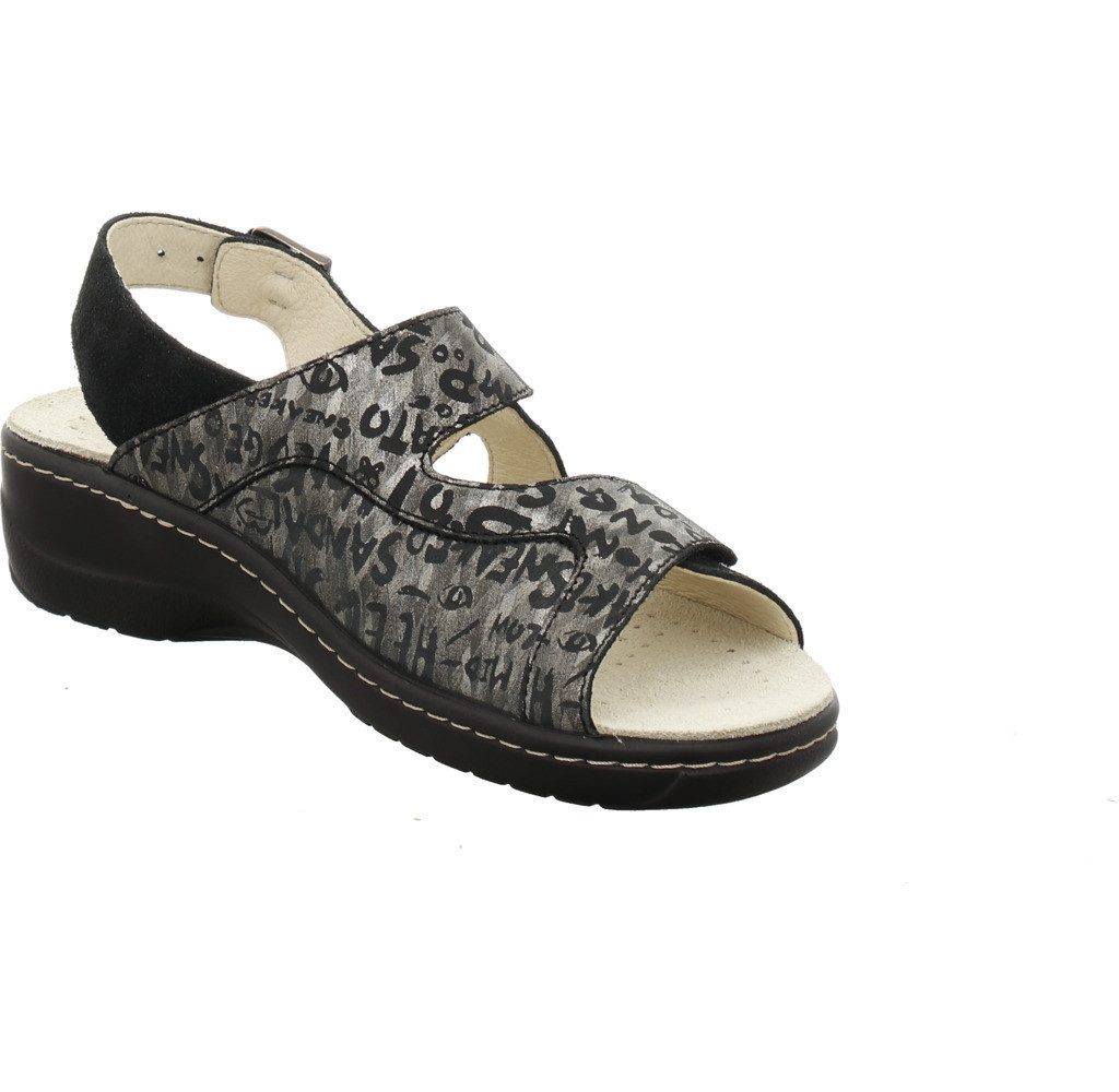 Hickersberger 2178 9302 Schwarz Nubuk Kombi Sandale