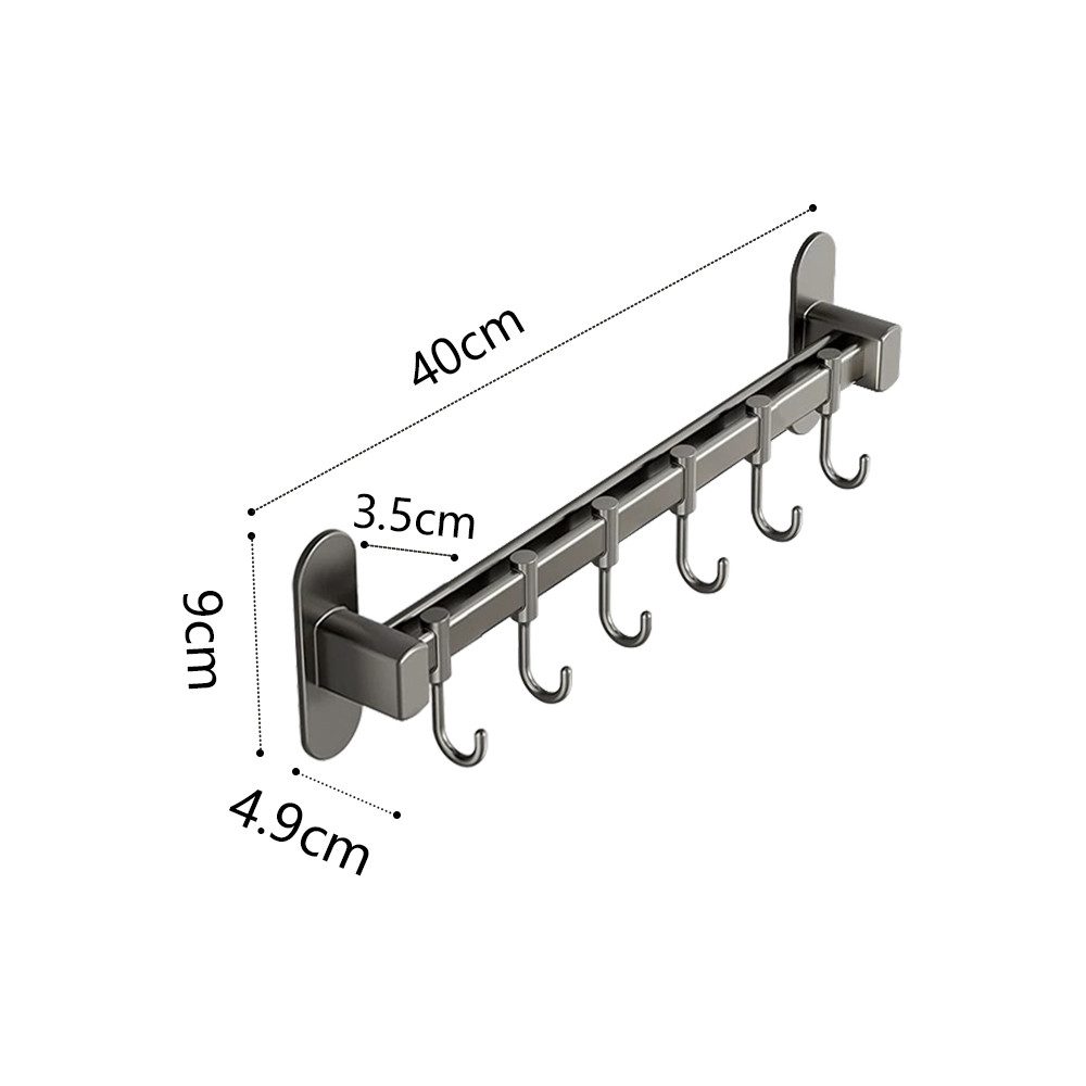 Rhein Beleuchtung Hakenleiste 40/50/60cm Hakenleiste küche, günstig online kaufen