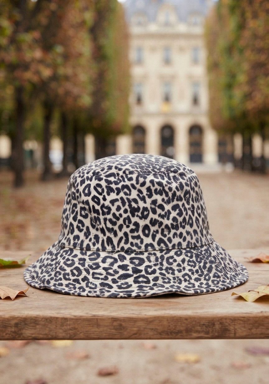 Laura Scott Fischerhut mit trendigem Leopard-Alloverdruck - NEW – Bild 2 von 4