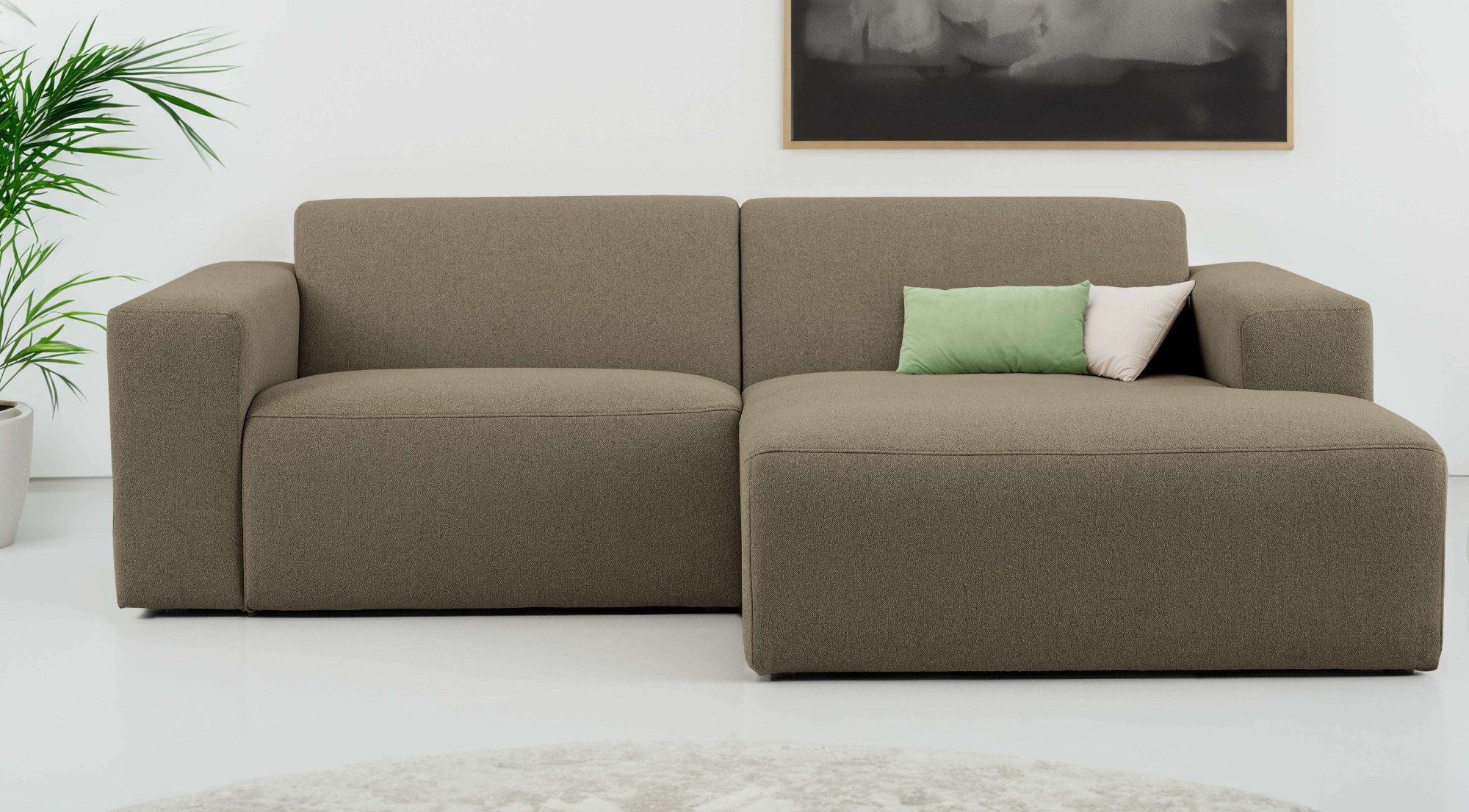 INOSIGN Ecksofa Koa,228cm, L-Form, Modulsofa, Webstoff, günstig online kaufen