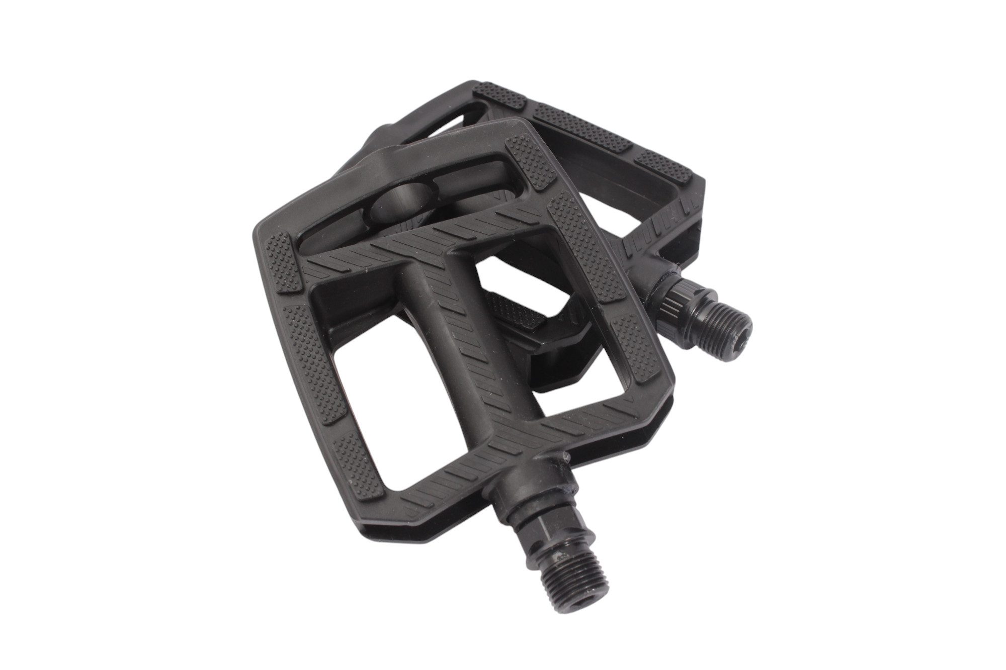 KHEbikes Plattformpedale PRISM MTB Pedale 9/16" PVC – leicht & günstig (Geeignet für 3-teilige Kurbeln)