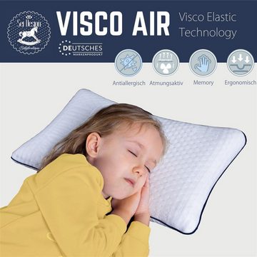 SEI Design Babykissen Kinderkopfkissen mit Memory-Effekt 50x32x6, Ergonomisches Kissen