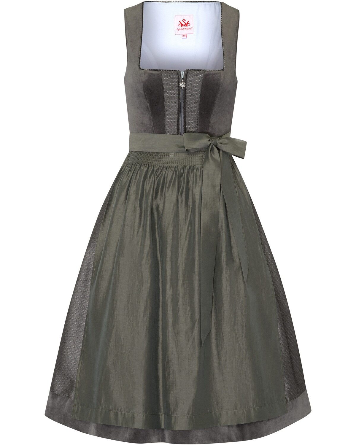 Spieth & Wensky Dirndl Midi-Dirndl Frances günstig online kaufen