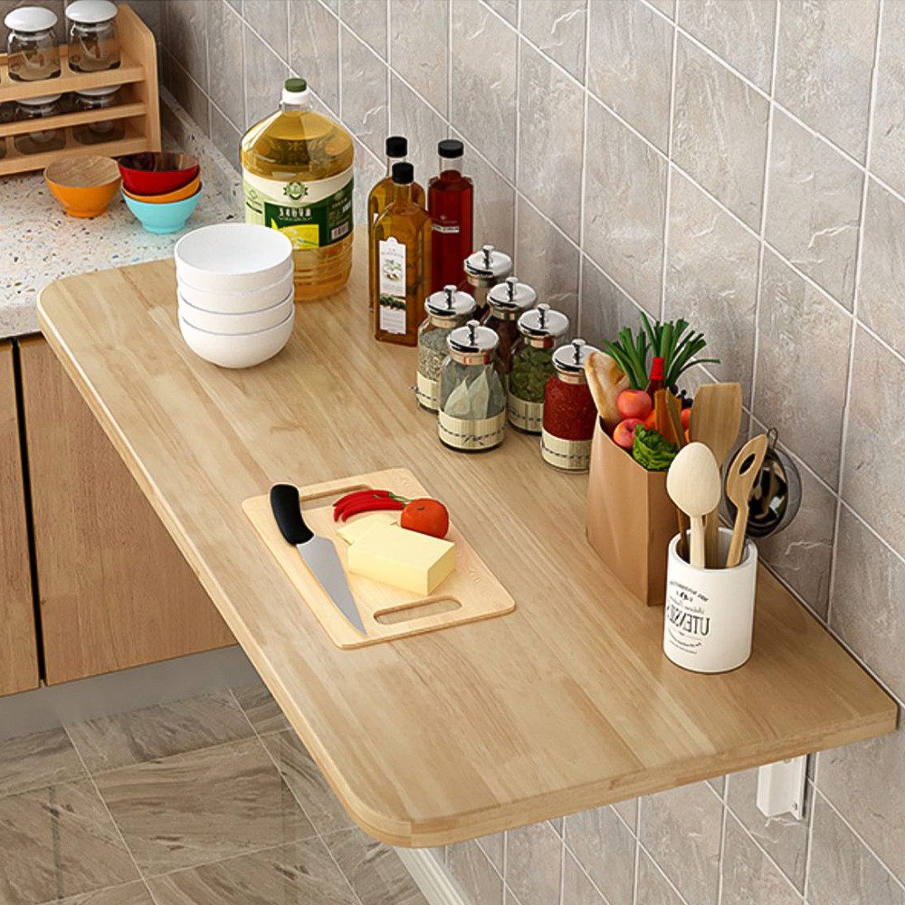 JEOBEST Klapptisch Wandklapptisch, Klappbarer Esstisch, Schreibtisch, Wandm günstig online kaufen