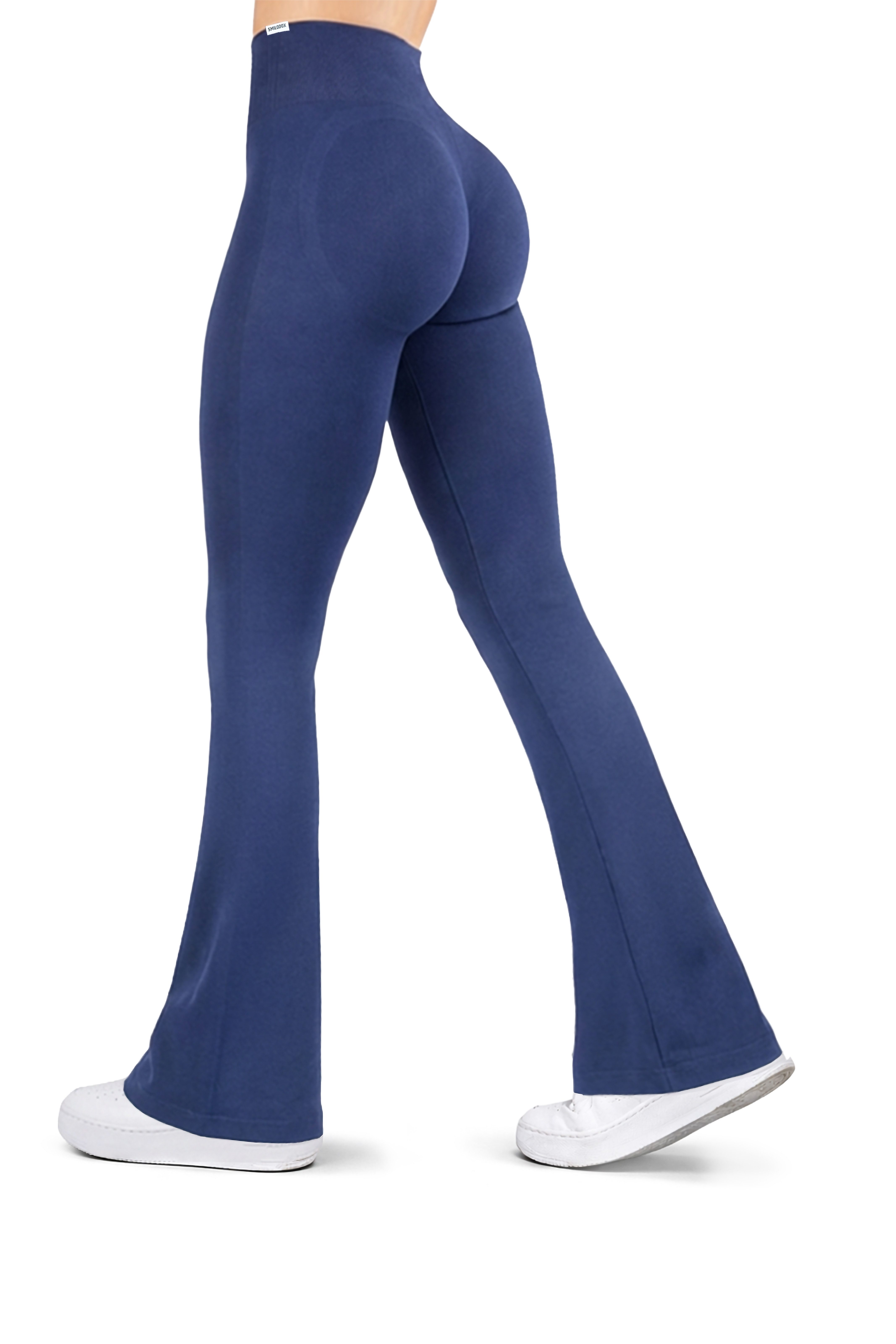 Smilodox Leggings Aylin Schlaghose Sportleggings Scrunch Booty Push UP Freizeit Gym Scrunch, High Waist, Push Up, Fitness, Schlaghose