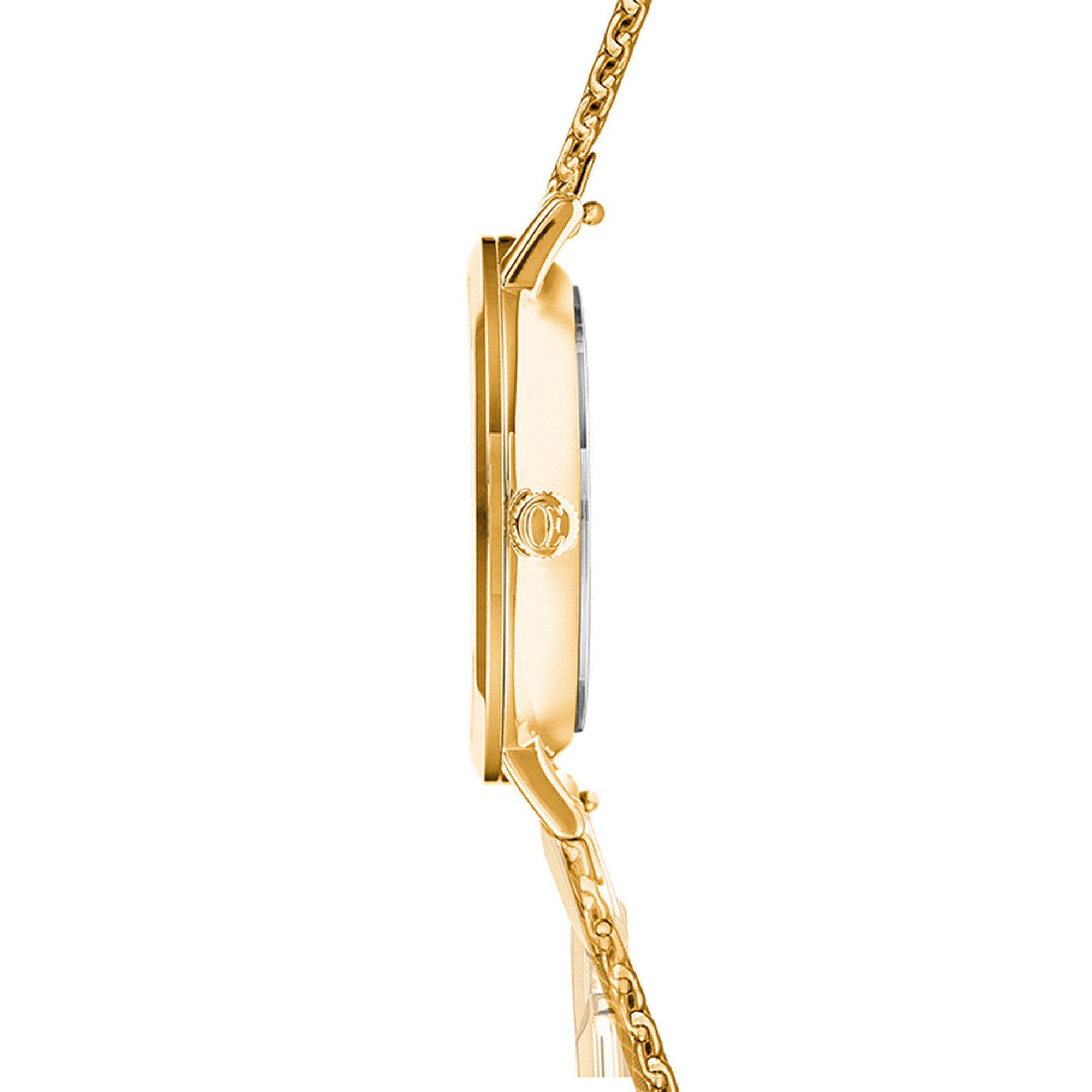 COEUR DE LION Quarzuhr Sparkling Festive 7652/74-1603, Armbanduhr, Damenuhr, Edelstahlarmband, analog, Swarovski®-Kristall