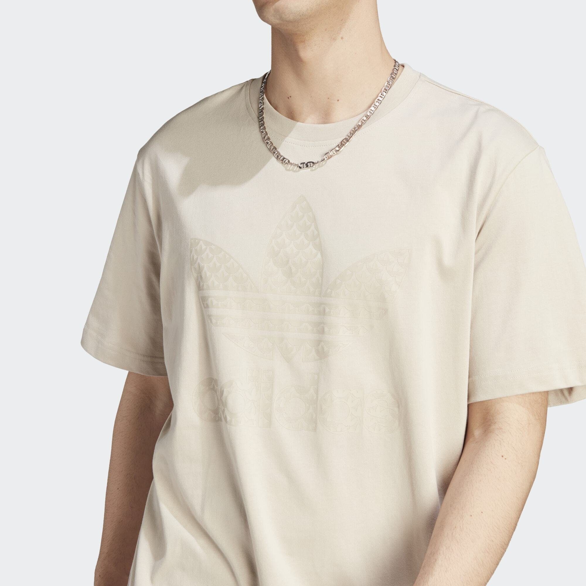 Wonder T-SHIRT Originals T-Shirt MONOGRAM Beige GRAPHICS adidas
