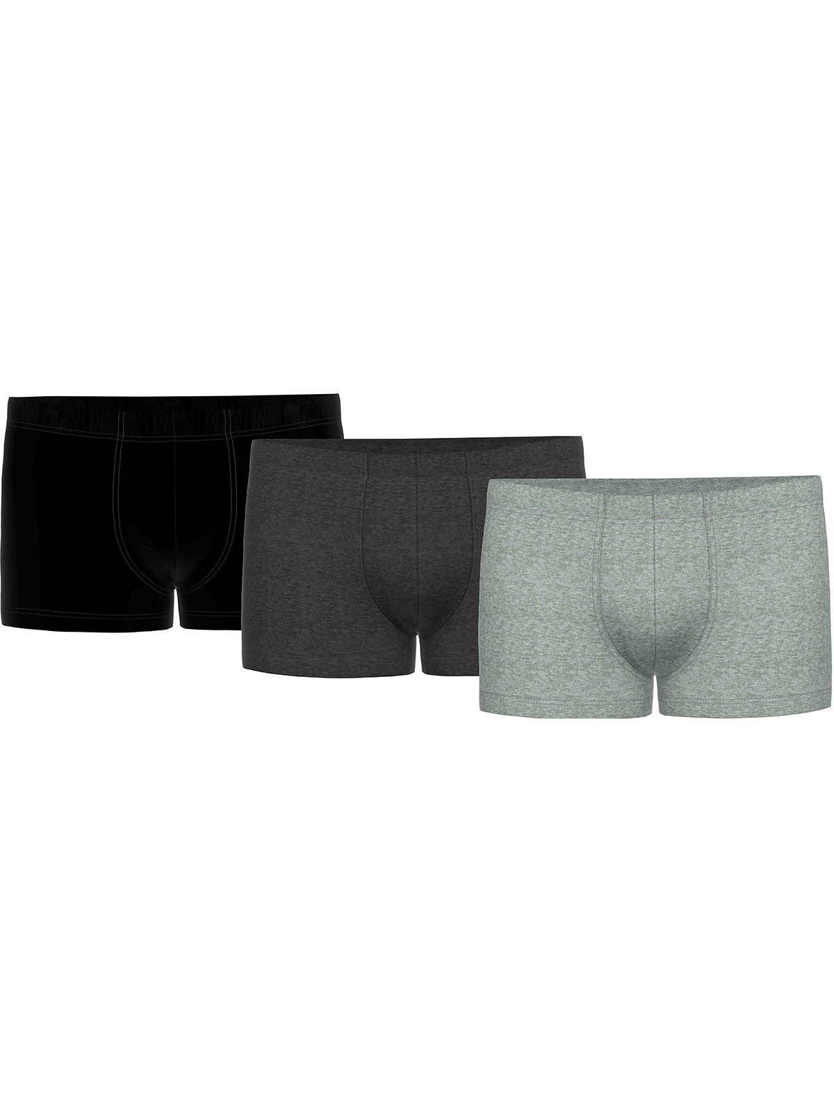 Seidensticker schwarze Rose Retro Pants 3er Pack Herren Retro Short (Spar-Set, 3-St) Atmungsaktiv, Markenqualität, figurbetont, Uni, mit Baumwolle