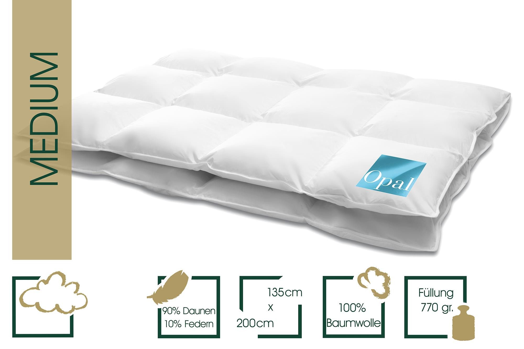 HANSKRUCHEN Daunenbettdecke OPAL, Füllung: 90% Daunen, günstig online kaufen