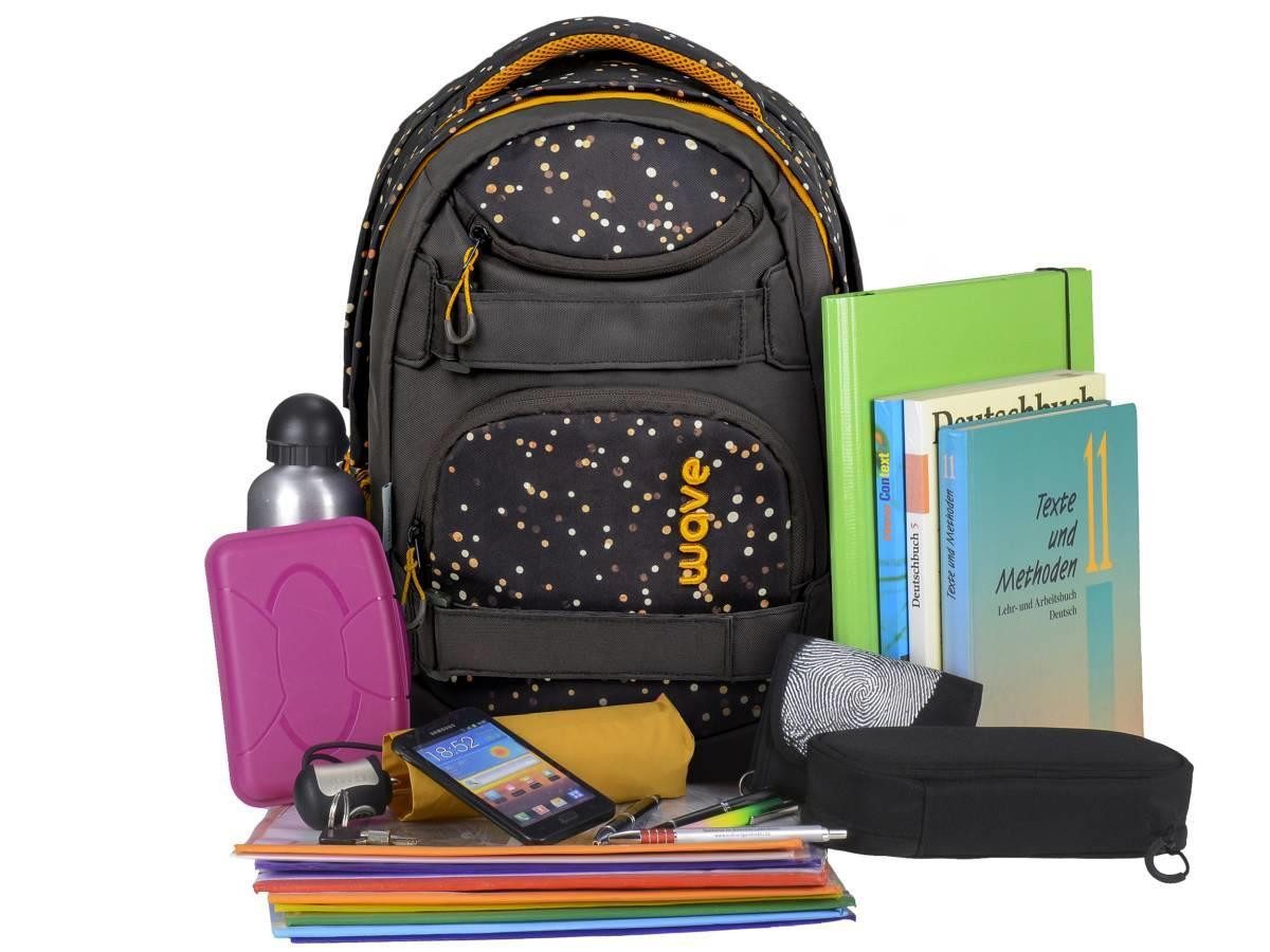 Wave Schulrucksack "Infinity Move" Set für Mädchen Jungen Teenager 2025, Schultasche, ab 5. Klasse, weiterführende Schule