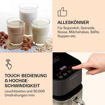 Klarstein Küchenmaschine mit Kochfunktion Marcia Nussmilchbereiter, 1250 W, Stand Mixer Küchenmaschine Milkshake Mixer Küchen