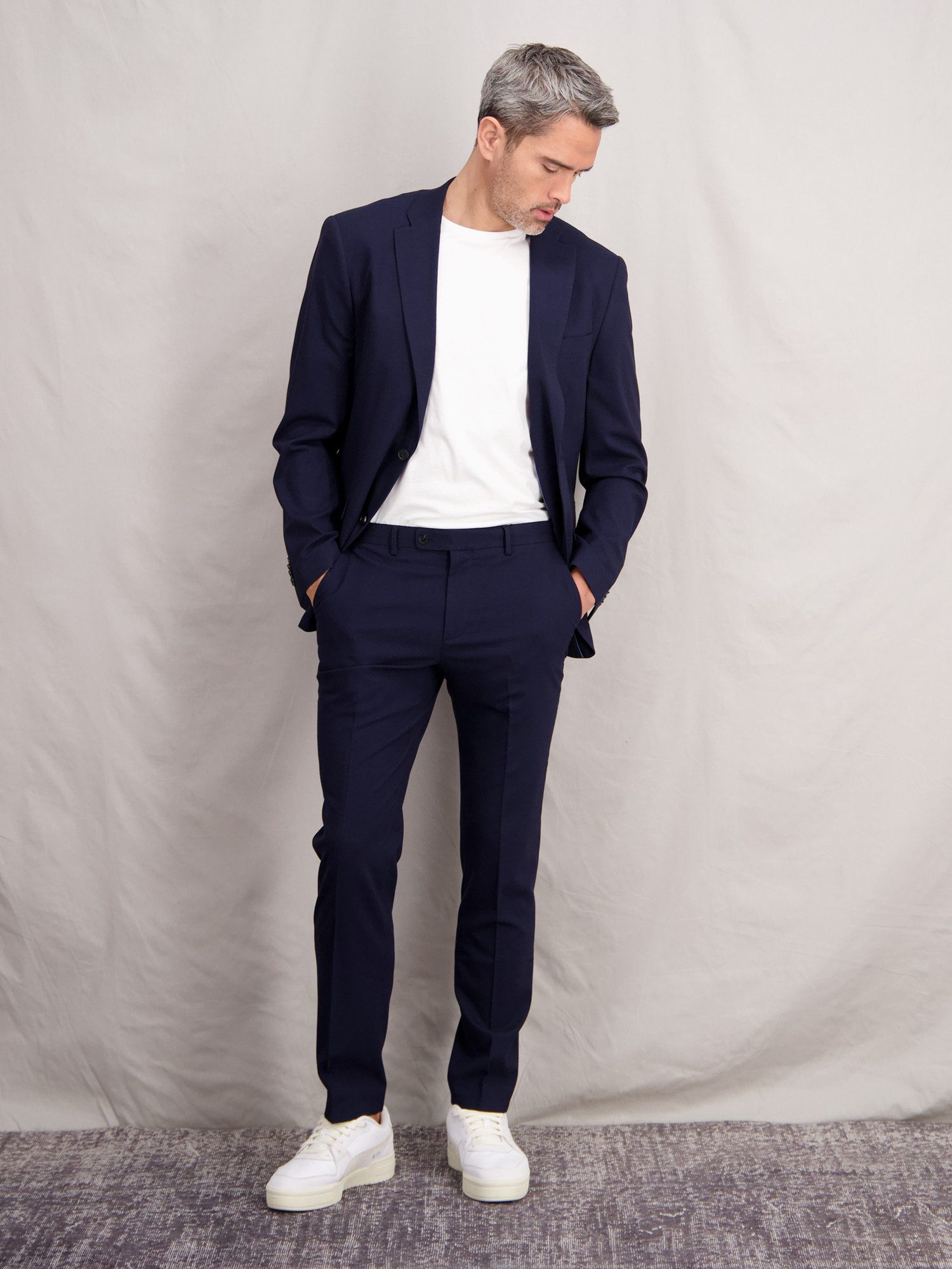 LERROS Baukastensakko Anzug-Sakko in Kurzgrößen mit Stretchanteil, bequeme Passform (Set)