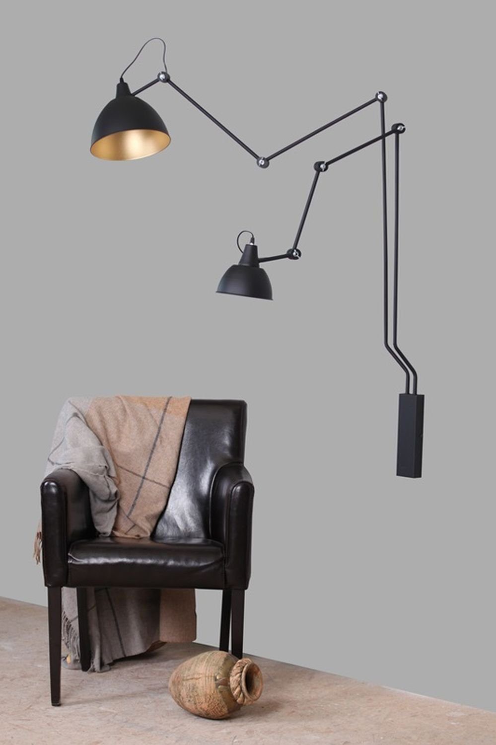 Licht-Erlebnisse Wandleuchte AIDA, ohne Leuchtmittel, Wandlampe günstig online kaufen