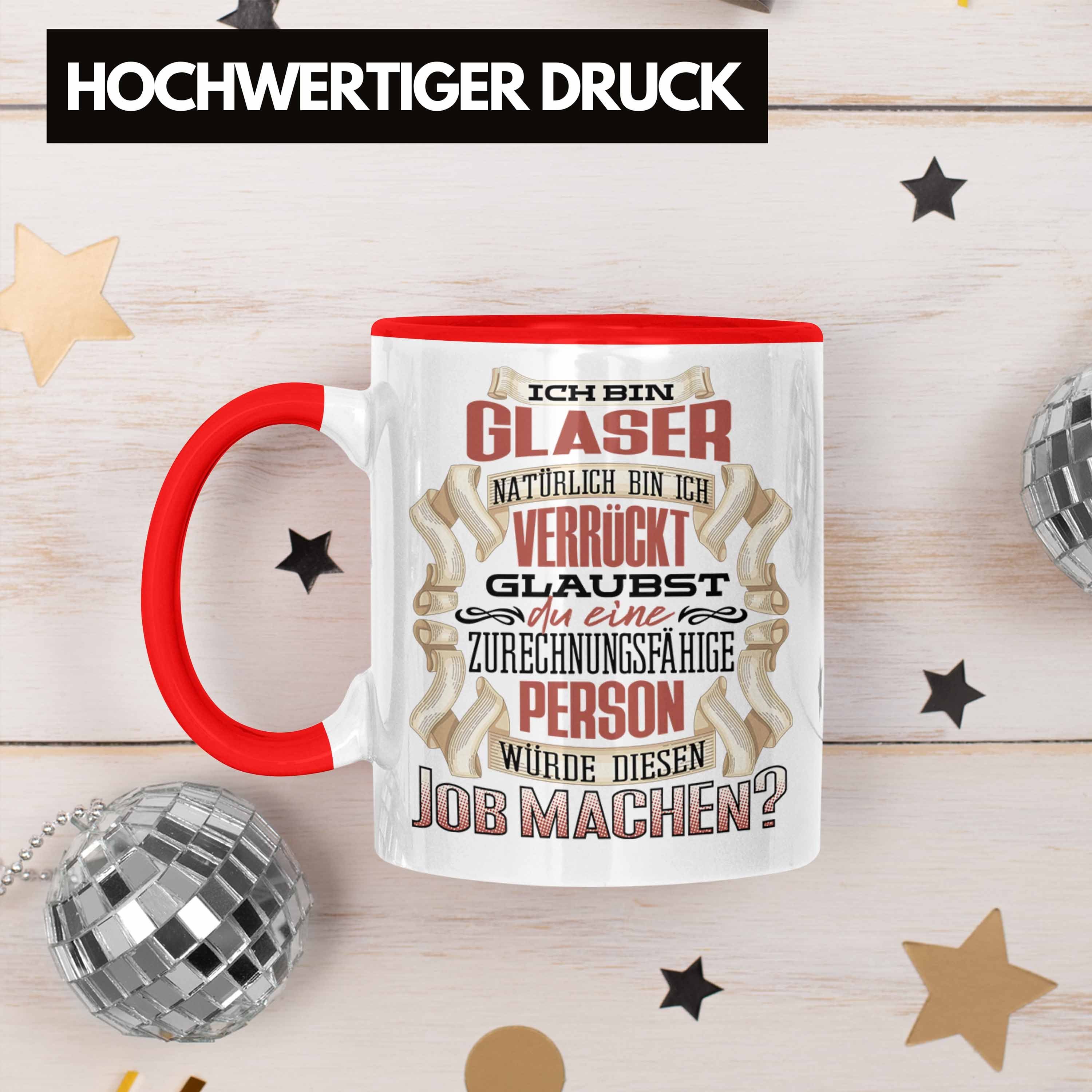 Geburtstag Spruch Rot Bin Trendation Glaser Lustiger - Ich Tasse Geschenk Tasse Trendation