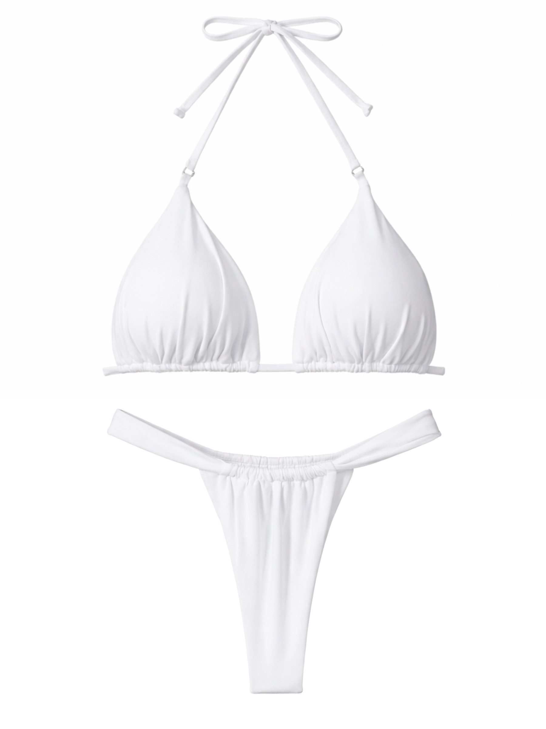 Elegant Love Triangel-Bikini Damen Bikini-Set mit Neckholder und V-Ausschni günstig online kaufen