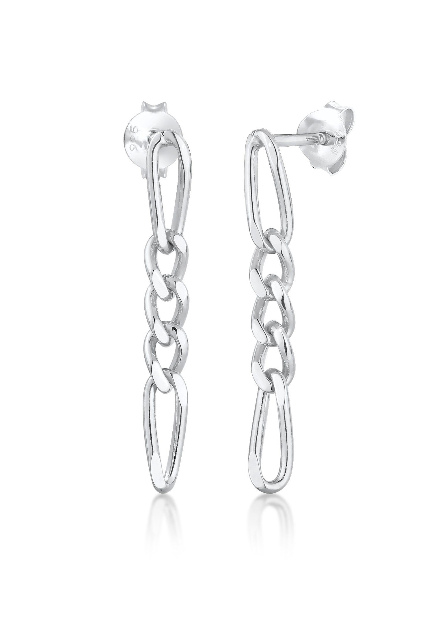 Elli Premium Paar Ohrhänger Hänger Figaro Glieder Trend 925 Silber, Figaro günstig online kaufen