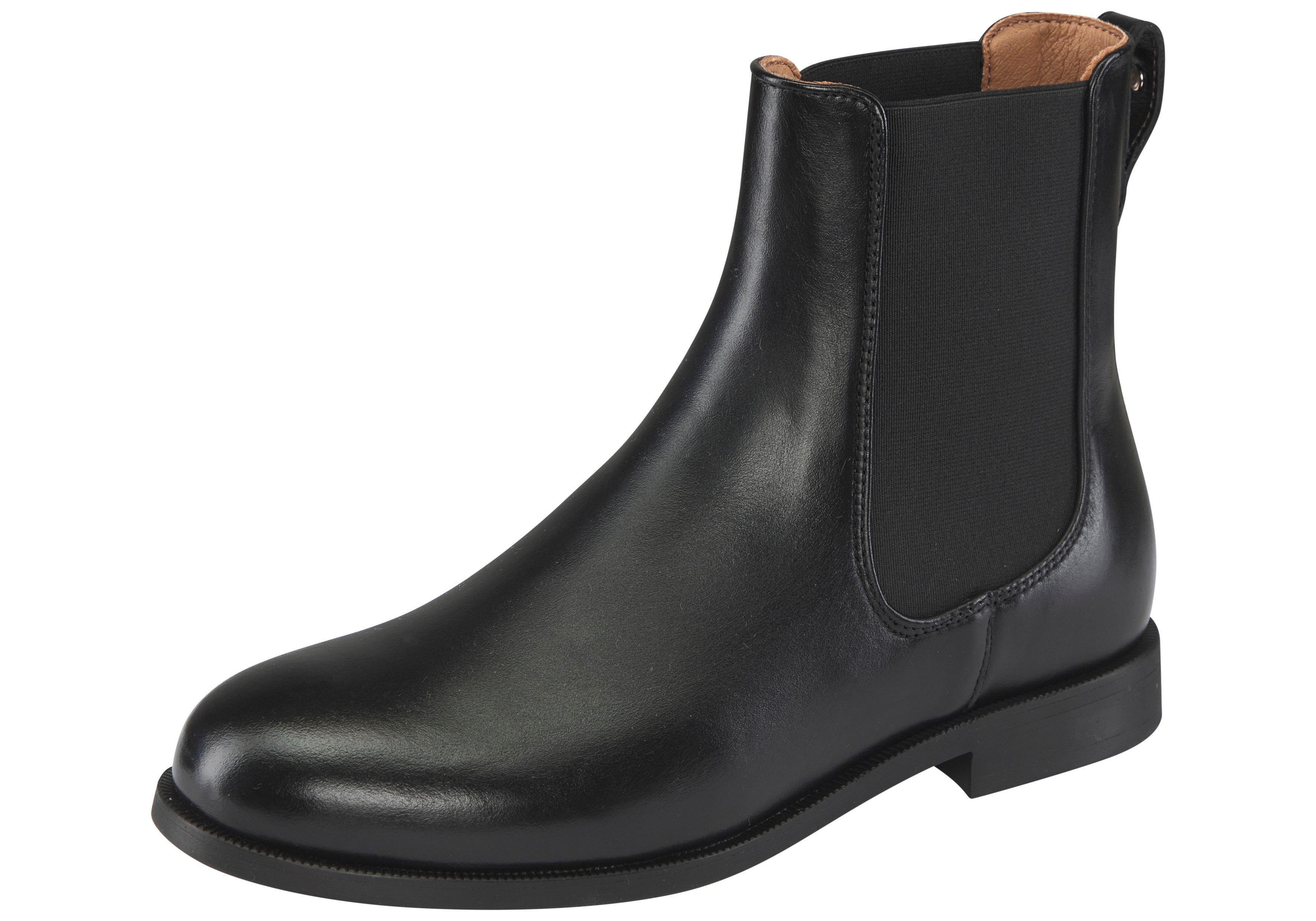 BOSS Lycia_CHBootie Chelseaboots Stiefelette, Schlupfboots mit Stretcheinsätze