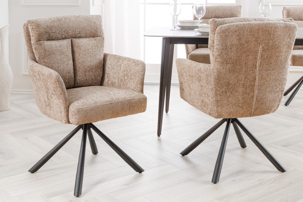 riess-ambiente Polsterstuhl BIG GEORGE beige / günstig online kaufen
