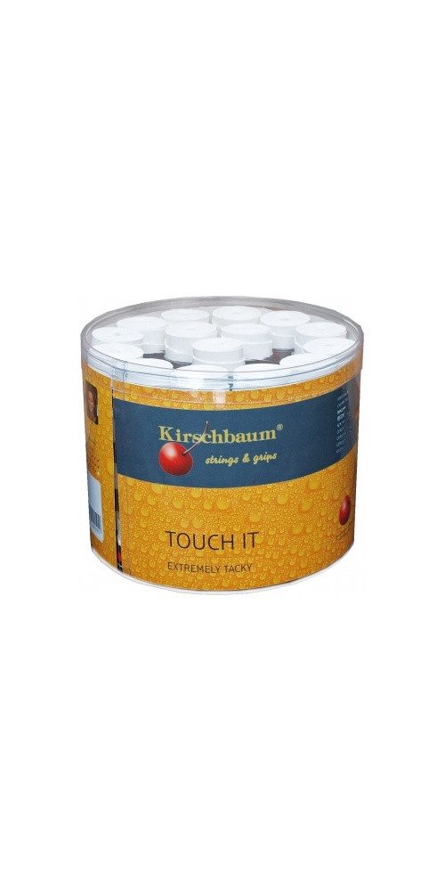 Kirschbaum Griffband Overgrip Touch it 0.5mm (extreme Griffigkeit) weiss 60er Box