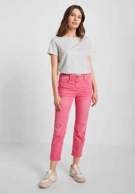 Cecil Slim-fit-Jeans Cecil Slim Fit Coloured Jeans in Strawberry Red (1-tlg) Nicht Vorhanden