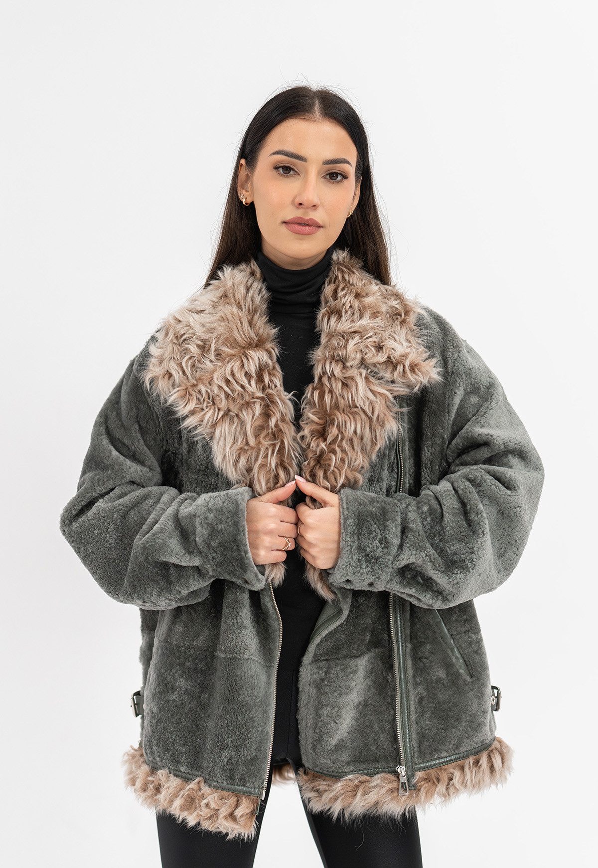 Hollert Winterjacke Lammfelljacke Curly Jolie günstig online kaufen