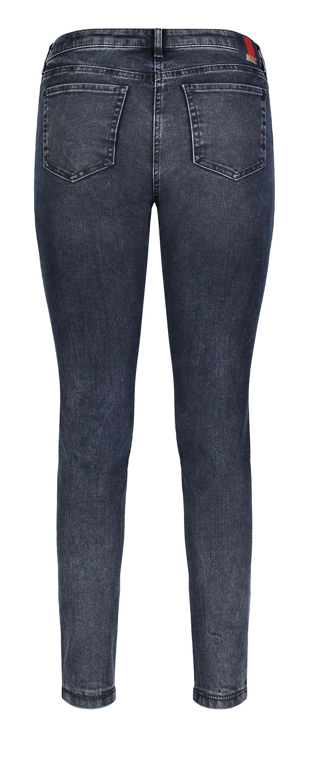 MAC Stretch-Jeans MAC SKINNY dark blue black random wash 5996-90-0311L D890  - DYNAMIC