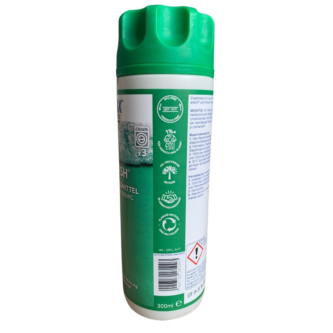 Nikwax NIKWAX TechWash 300 ml - Reinigungsmittel Bekleidung Spezialwaschmittel