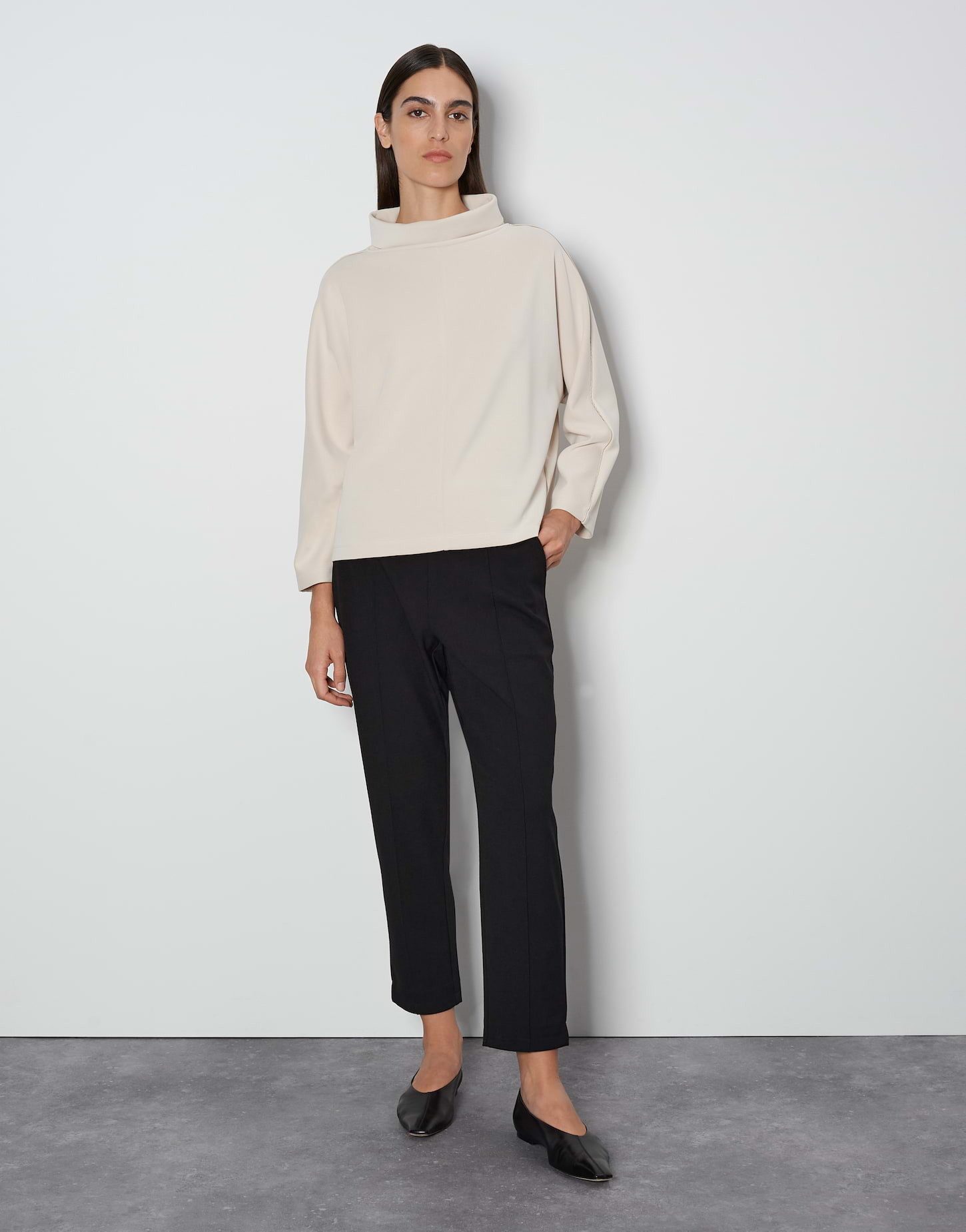 someday Sweater Sweater UMAVA DETAIL Loose aus Modal Mix