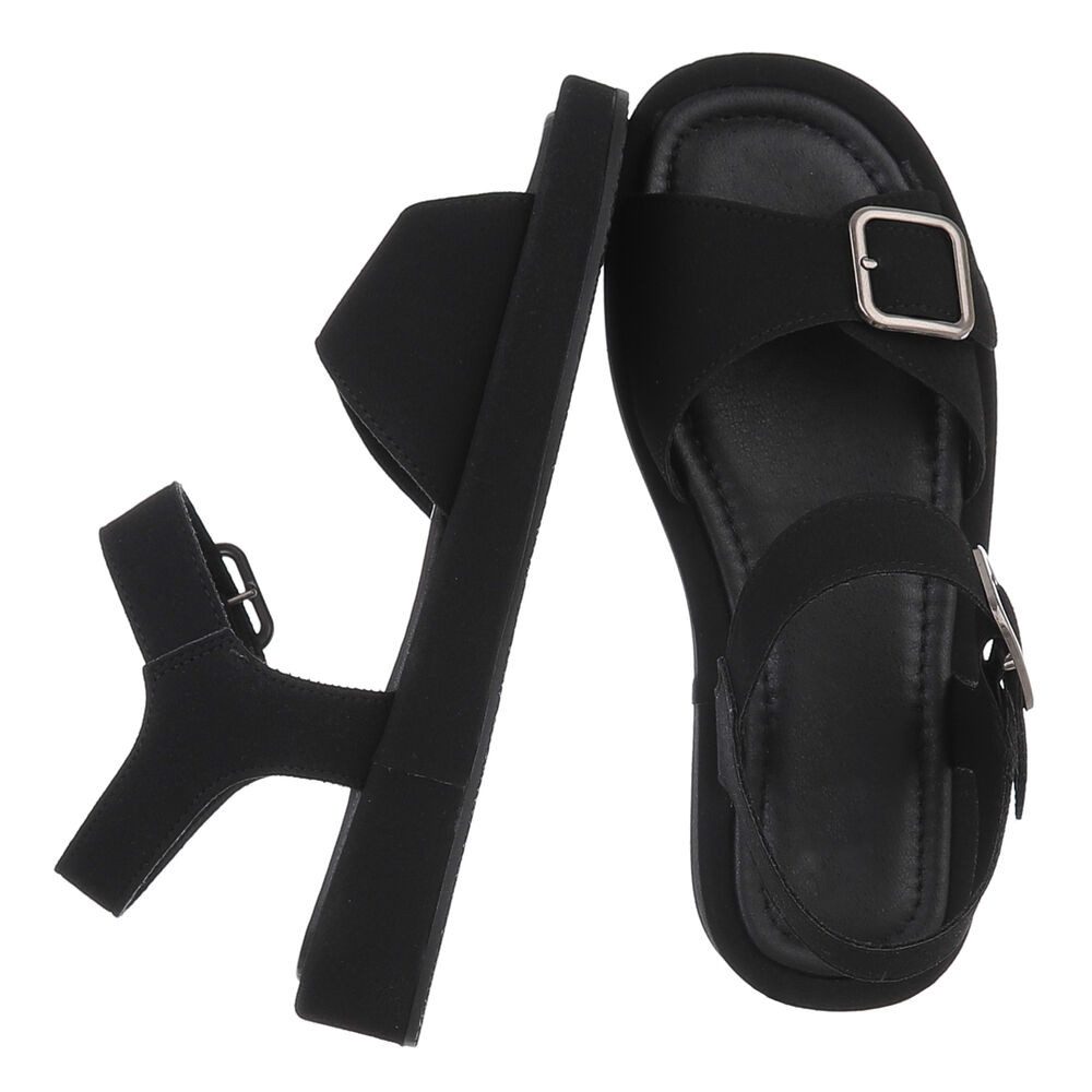 Ital-Design Bequeme Damen-Sandalen mit verstellbaren Riemen günstig online kaufen