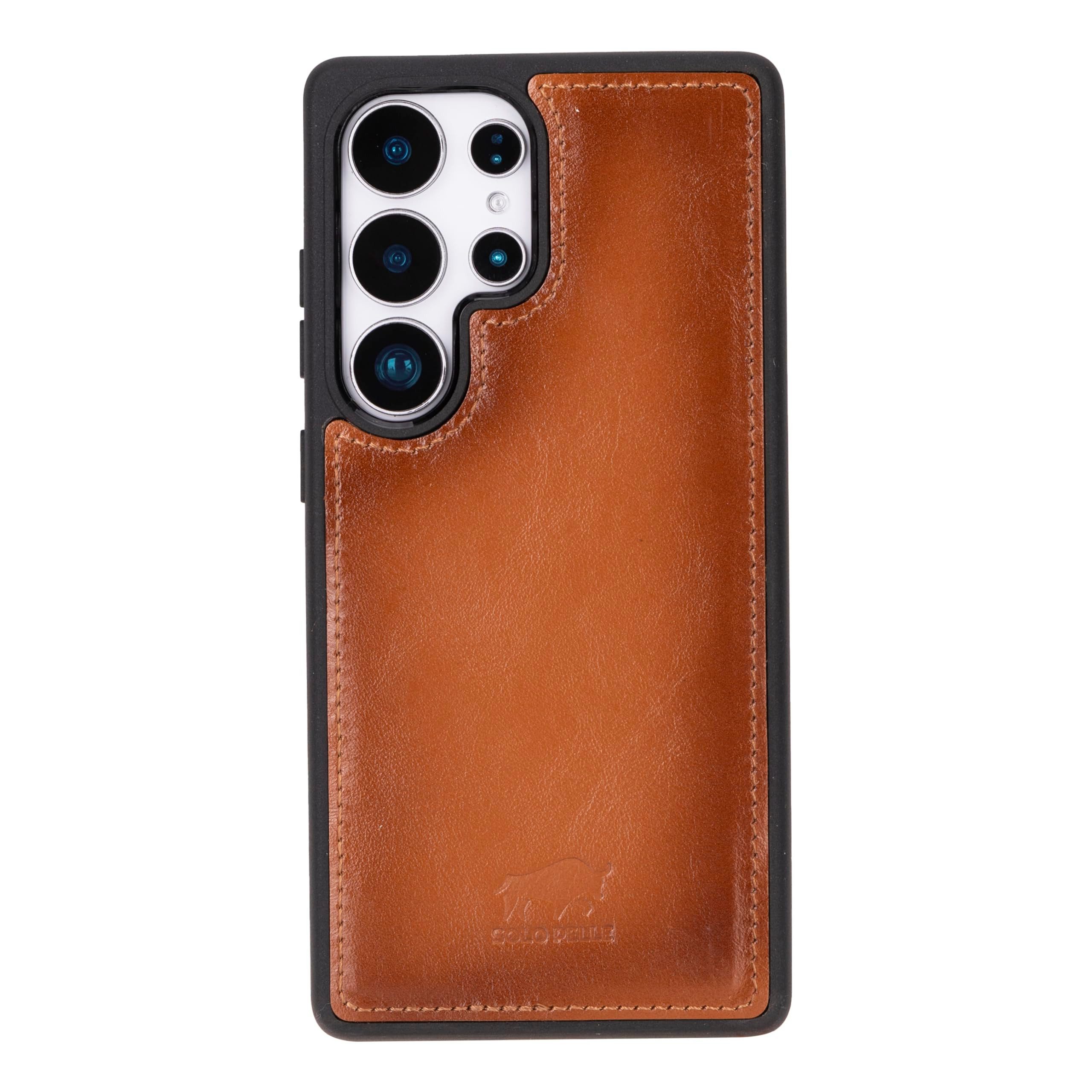 Solo Pelle Smartphonetasche Lederhülle für Samsung Galaxy S25 Ultra Echtleder, Model: Stanford