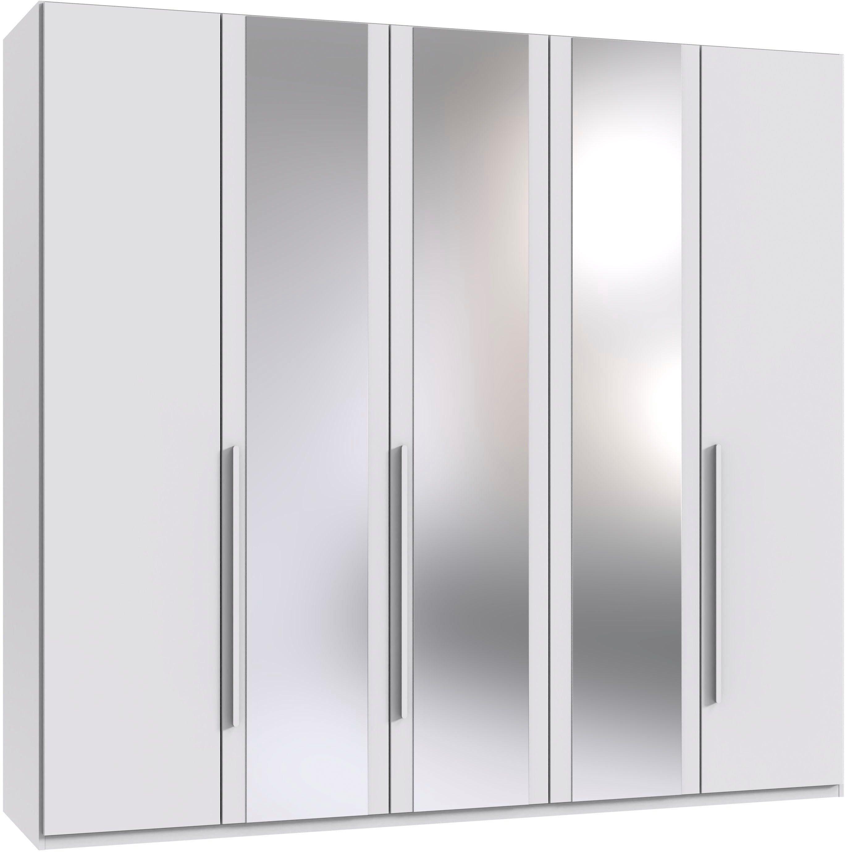 Wimex Drehtürenschrank London in den Breiten 180cm, 225cm und 270cm erhältlich, inkl. Spiegel Kleiderschrank wahlweise mit Basic- o. Premium-Ausstattung erhältlich