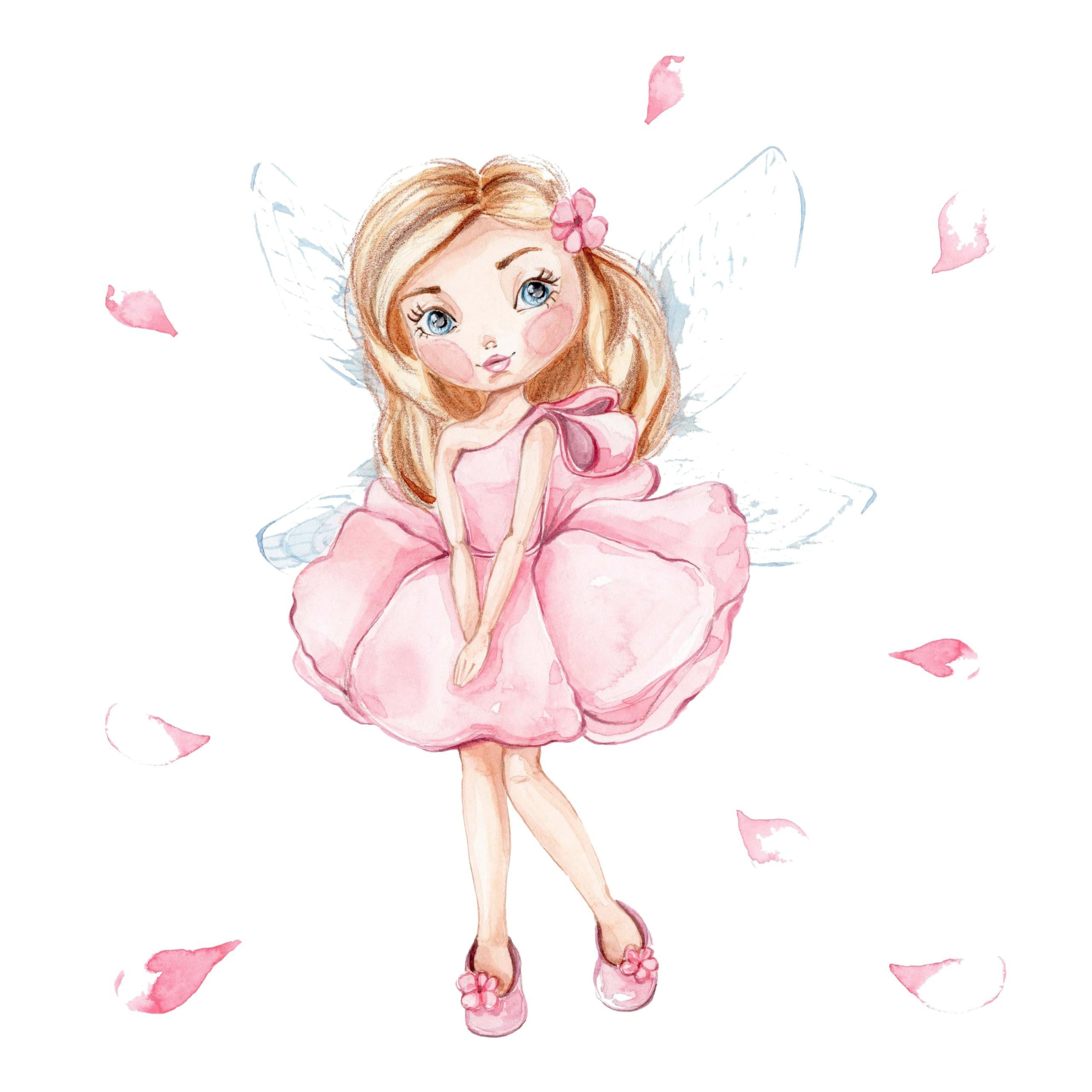 Kids Collective Kinderbett 70x140 / 80x160 cm Komplettset mit Matratze & Schublade (Bett für Jungen und Mädchen, Einzelbett für Kinder von 2 - 10 Jahren), komplettes Set mit Prinzessin Motiv für Jungen und Mädchen 80x160 cm