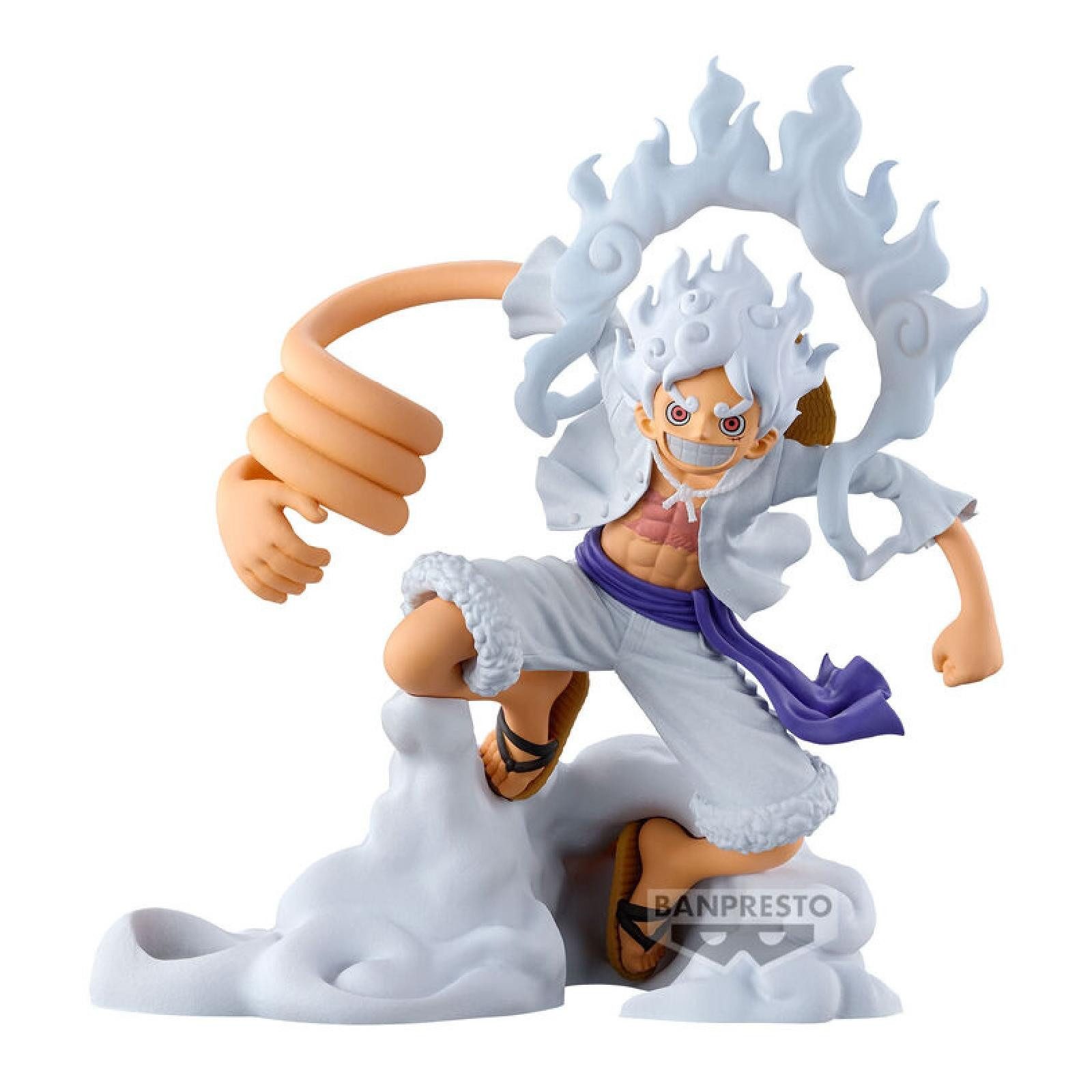 Banpresto Sammelfigur One Piece Monkey D. Luffy Gear 5 Figur 10cm