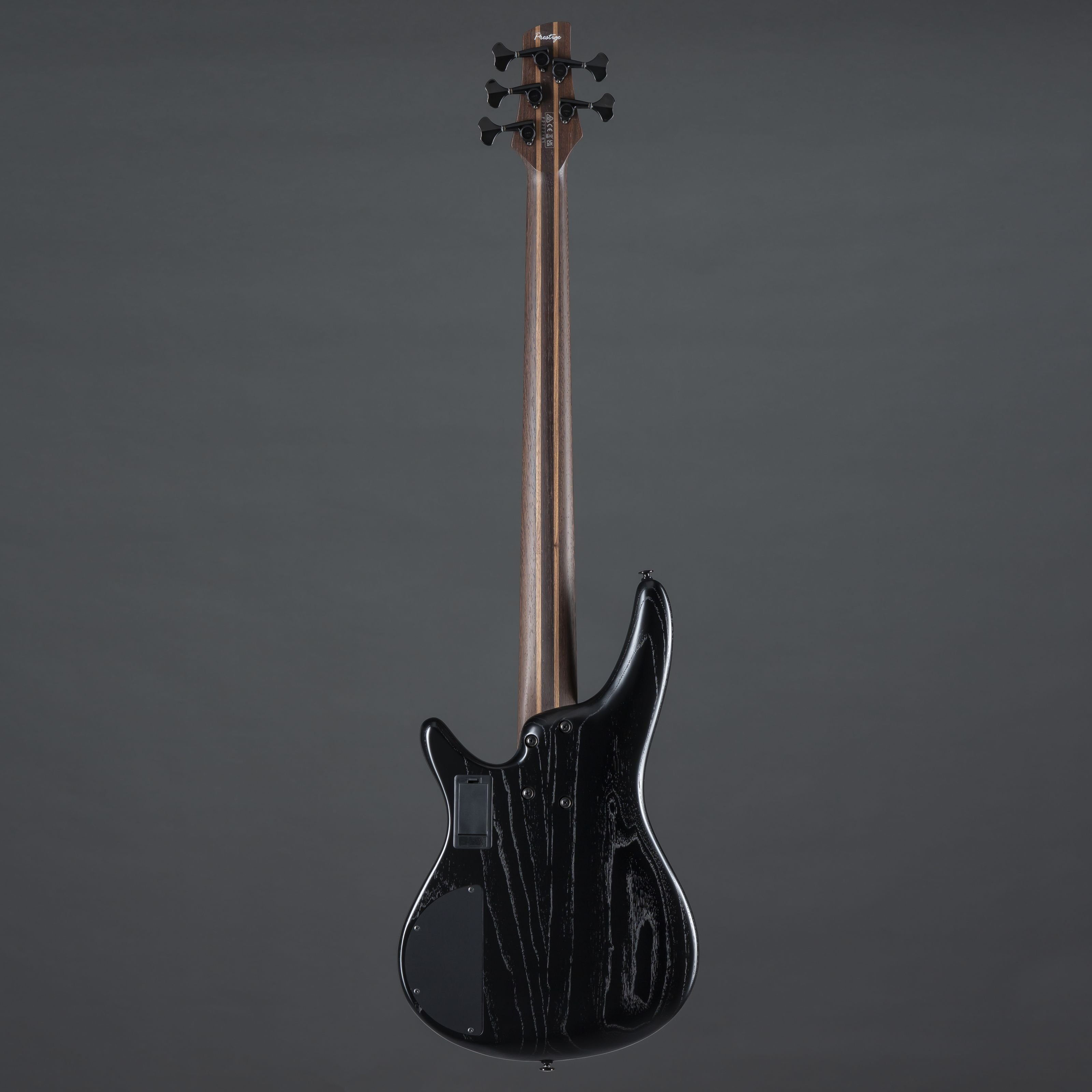 Ibanez E-Bass, E-Bässe, 5-Saiter E-Bässe, Prestige SRMS5-WK Weathered Black - E-Bass