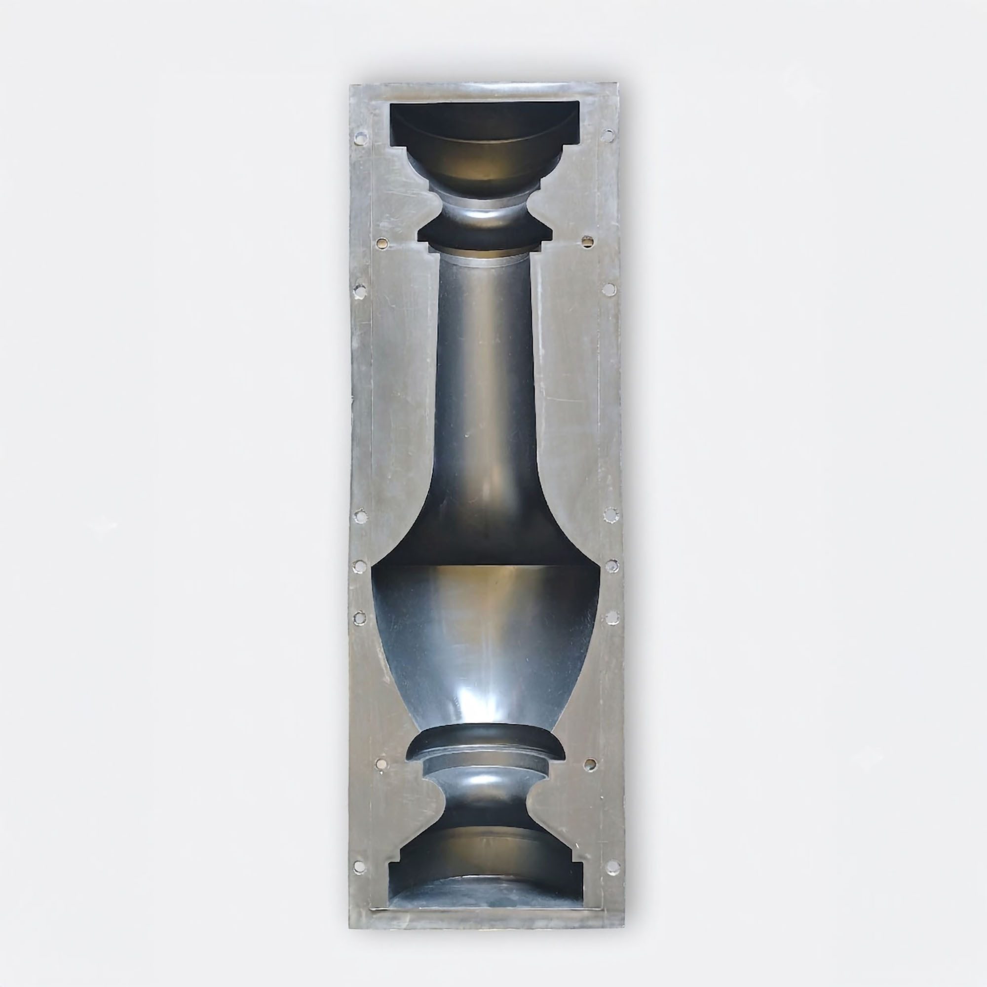 @tec Leichtbeton-Bauplatte 2x Halbschalungsformen Balustraden, Schalungsform, Säule/Balustrade 2-teilig