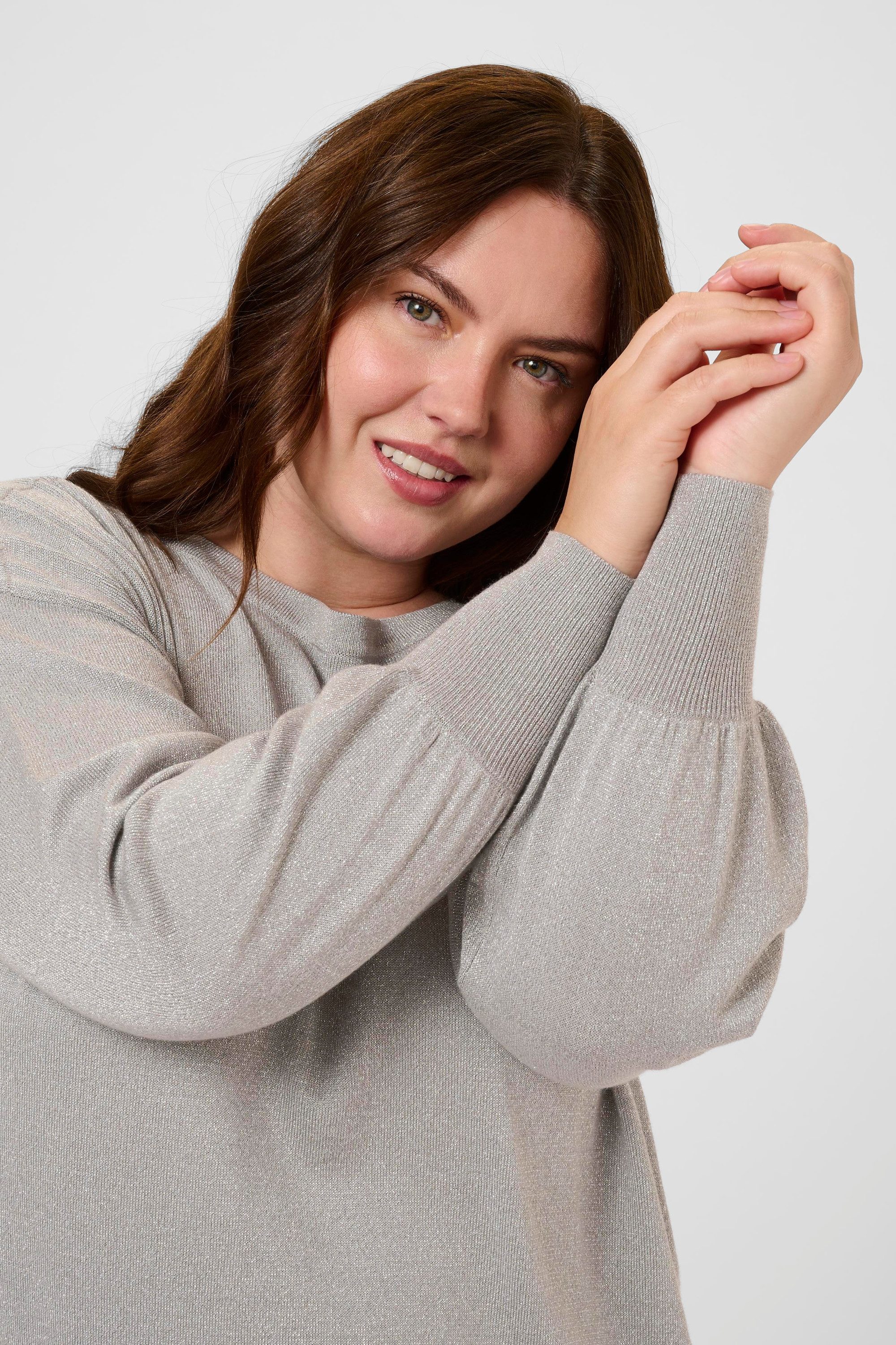 KAFFE Curve Strickpullover Strickpullover KCregitta Große Größen
