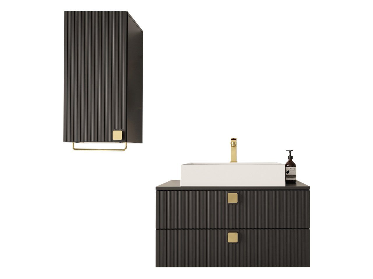 MIRJAN24 Badmöbel-Set Gariano IV, (3er-Set, mit günstig online kaufen