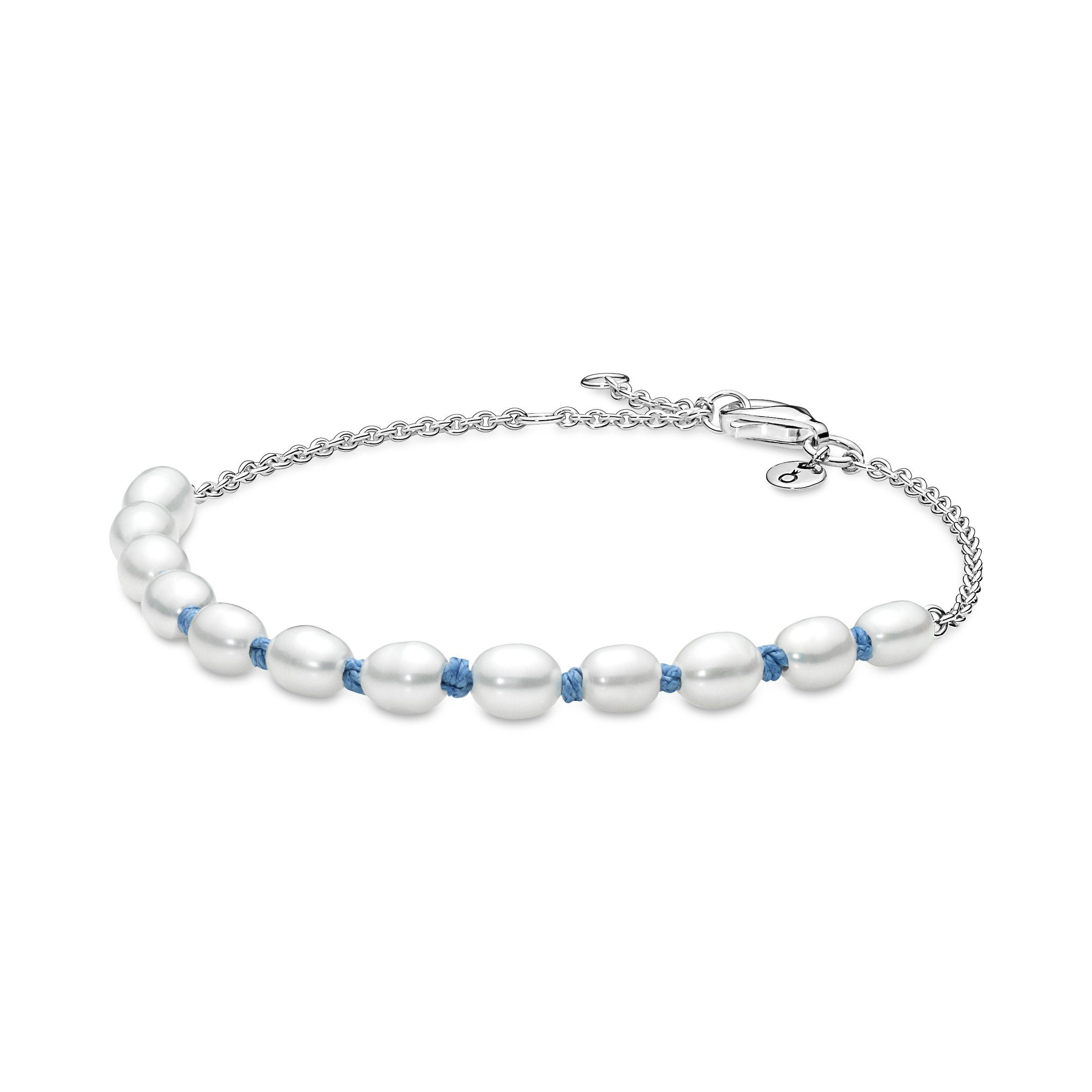Pandora Wickelarmband Set Pandora Armband mit Perlen 591689C01-16 Silber