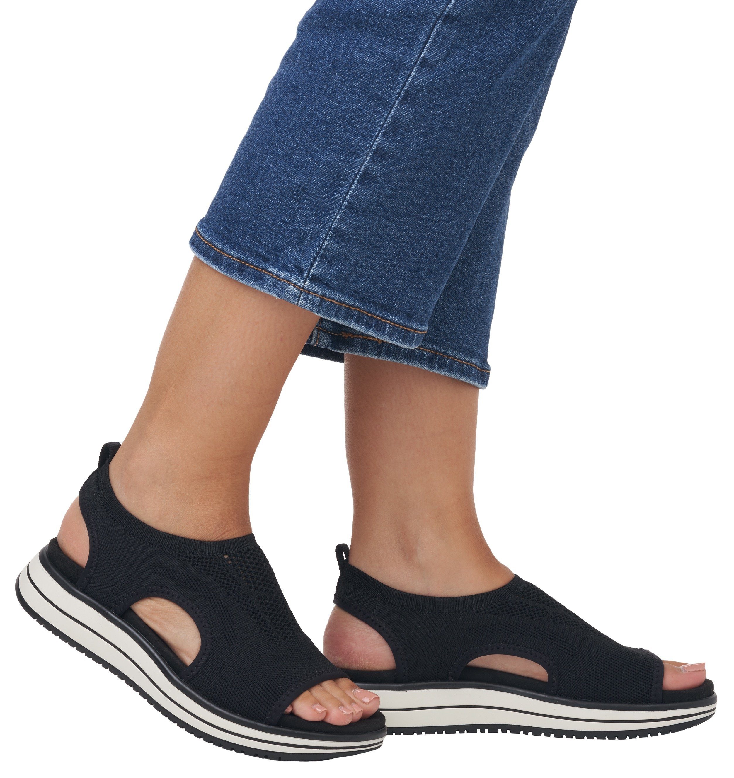 Remonte Sandale, Sommerschuh, Sandalette, Keilabsatz, mit günstig online kaufen
