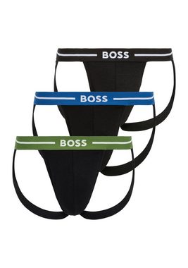 BOSS Slip Jockstrap 3P Bold (Packung, 3er) mit elastischem Bund