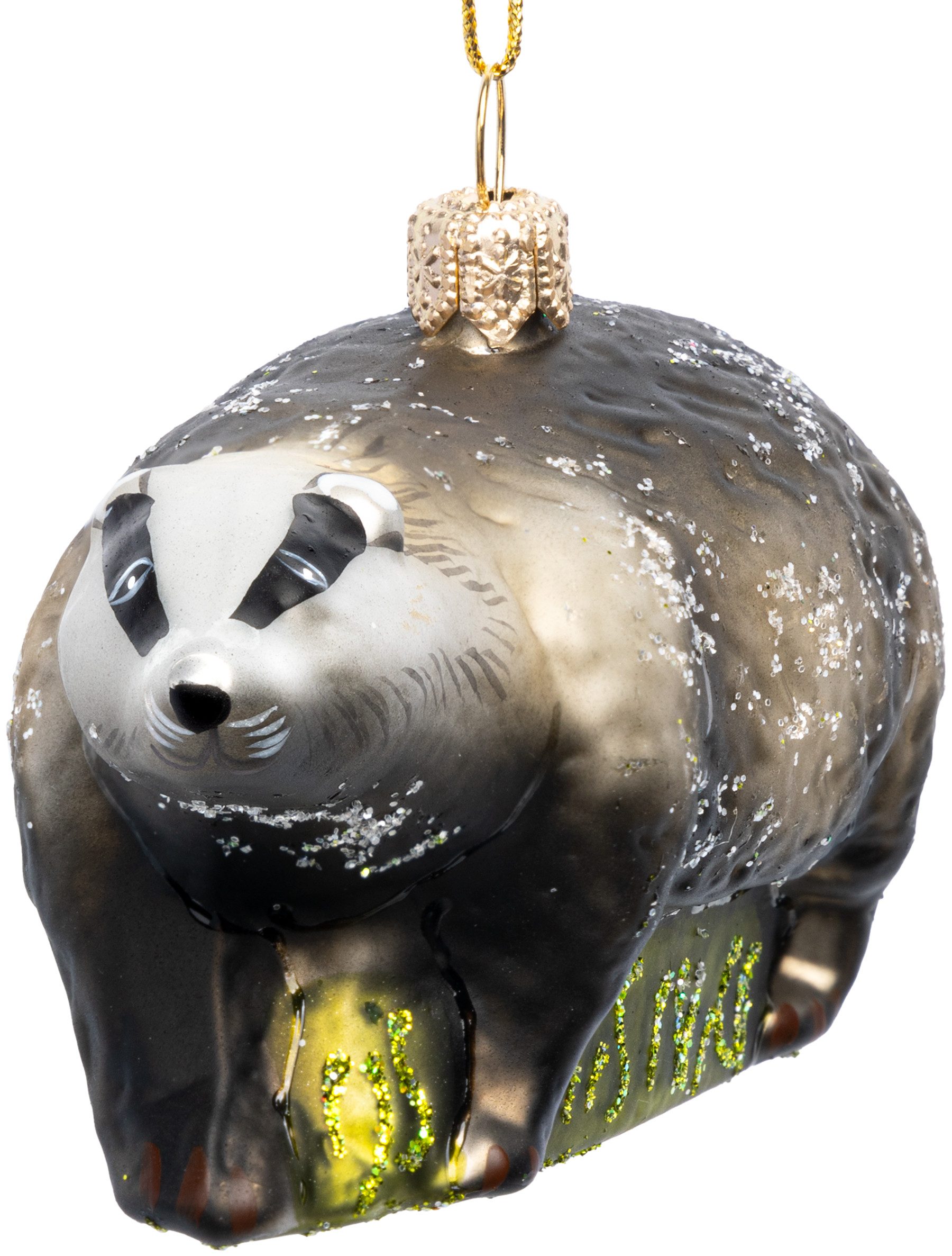 SIKORA Christbaumschmuck Dachs Besondere Weihnachtskugel Glas Figur Anhänge günstig online kaufen