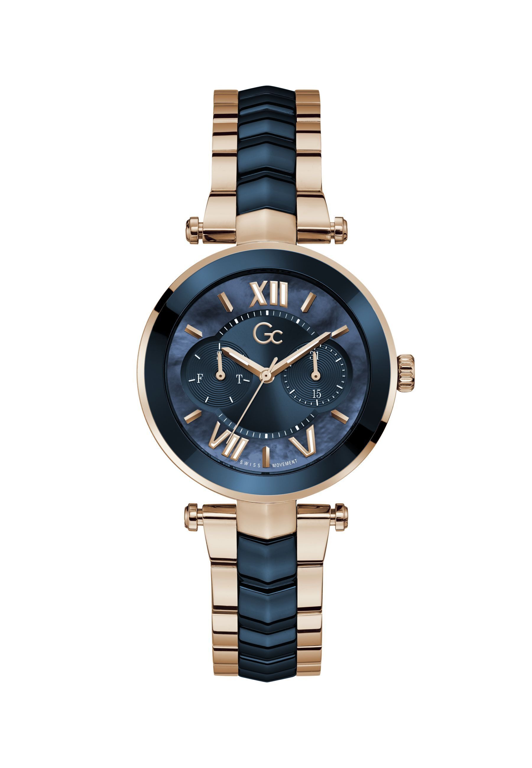 Guess Collection Quarzuhr Gc Illusion, (1-tlg), Quarzuhr mit Wochentags- und Datumsanzeige